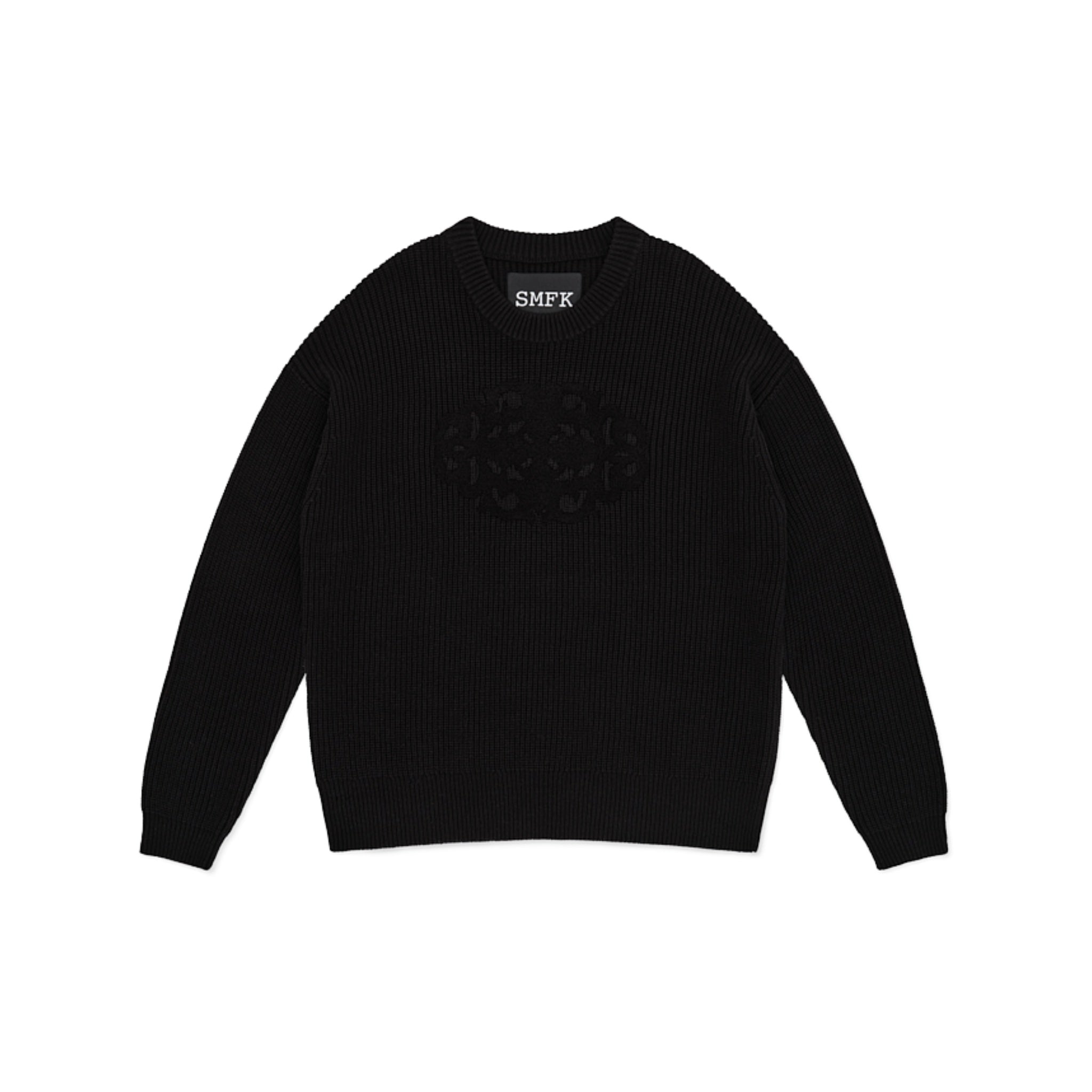 SMFK Compass Maze Knit Sweatshirt | MADA IN CHINA