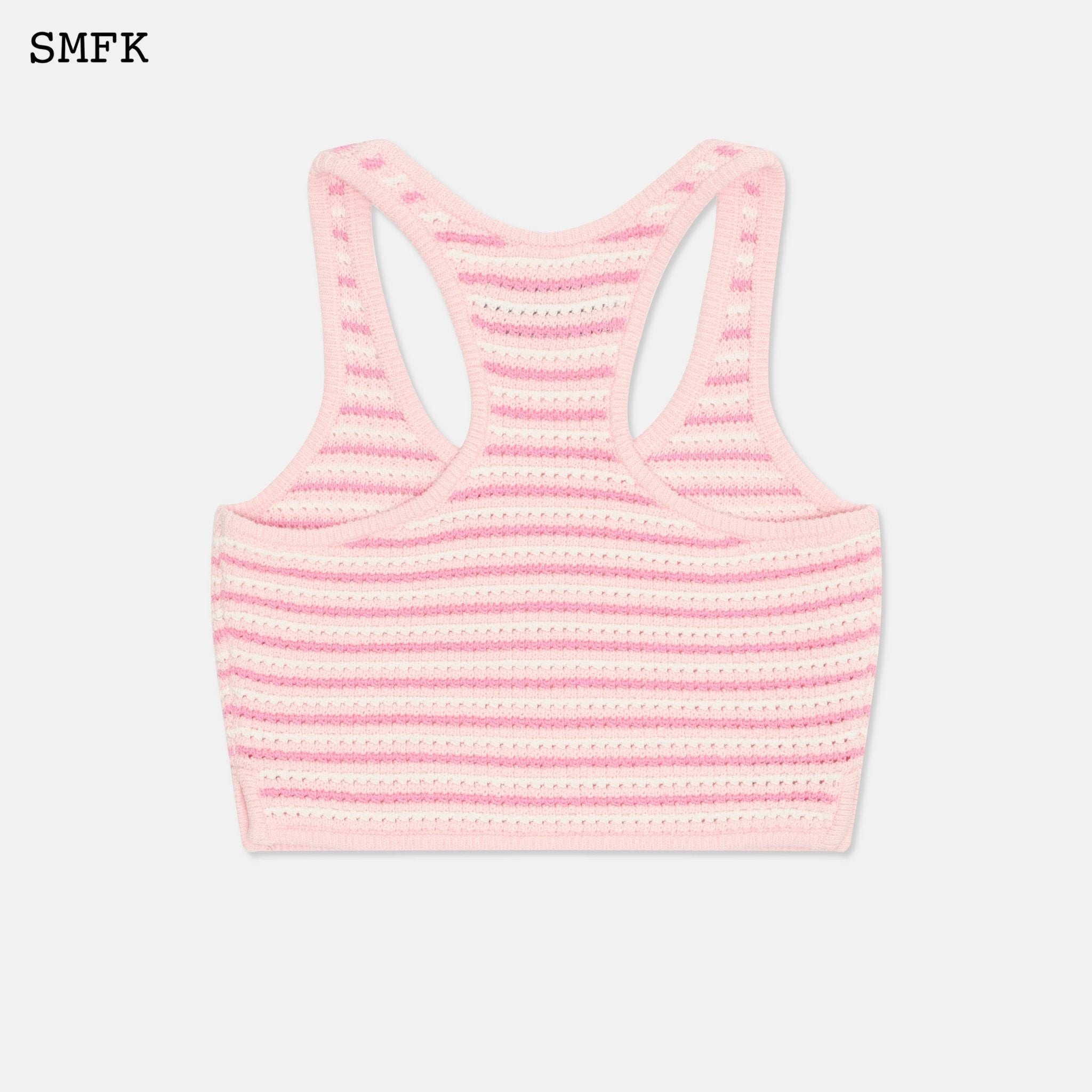 SMFK Compass Pink Stripe Vest | MADA IN CHINA