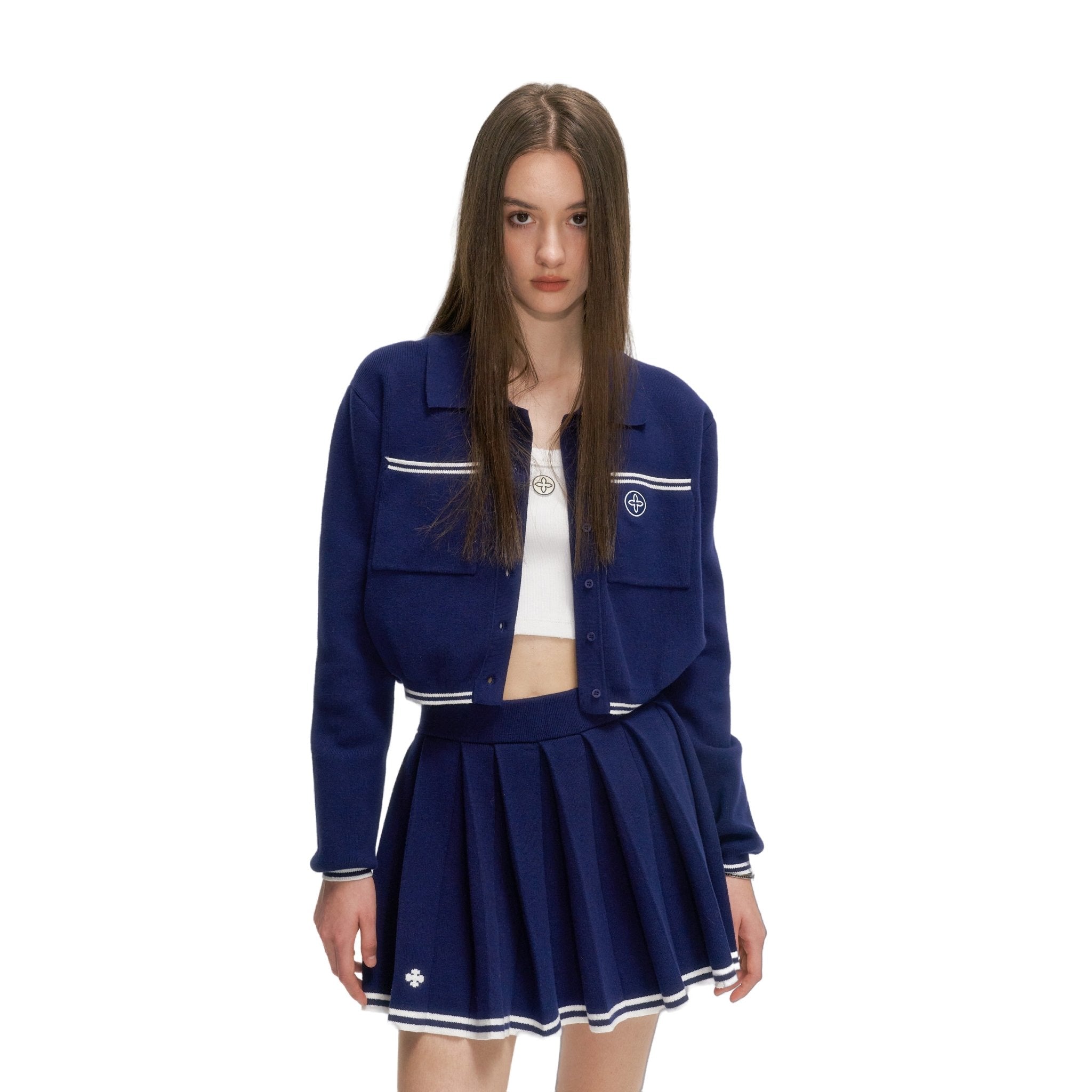 SMFK Compass Retro Academy Navy Jacket | MADA IN CHINA