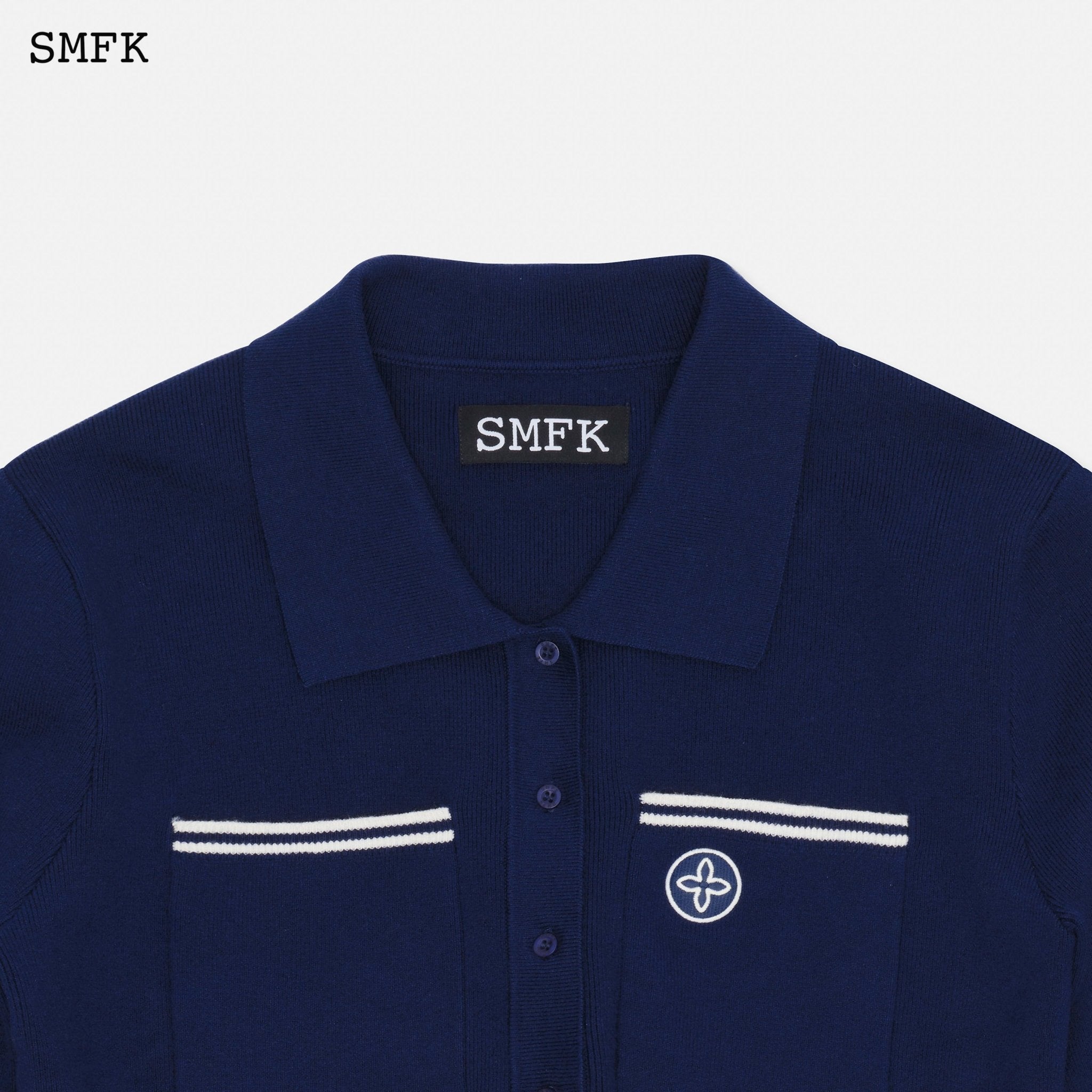 SMFK Compass Retro Academy Navy Jacket | MADA IN CHINA