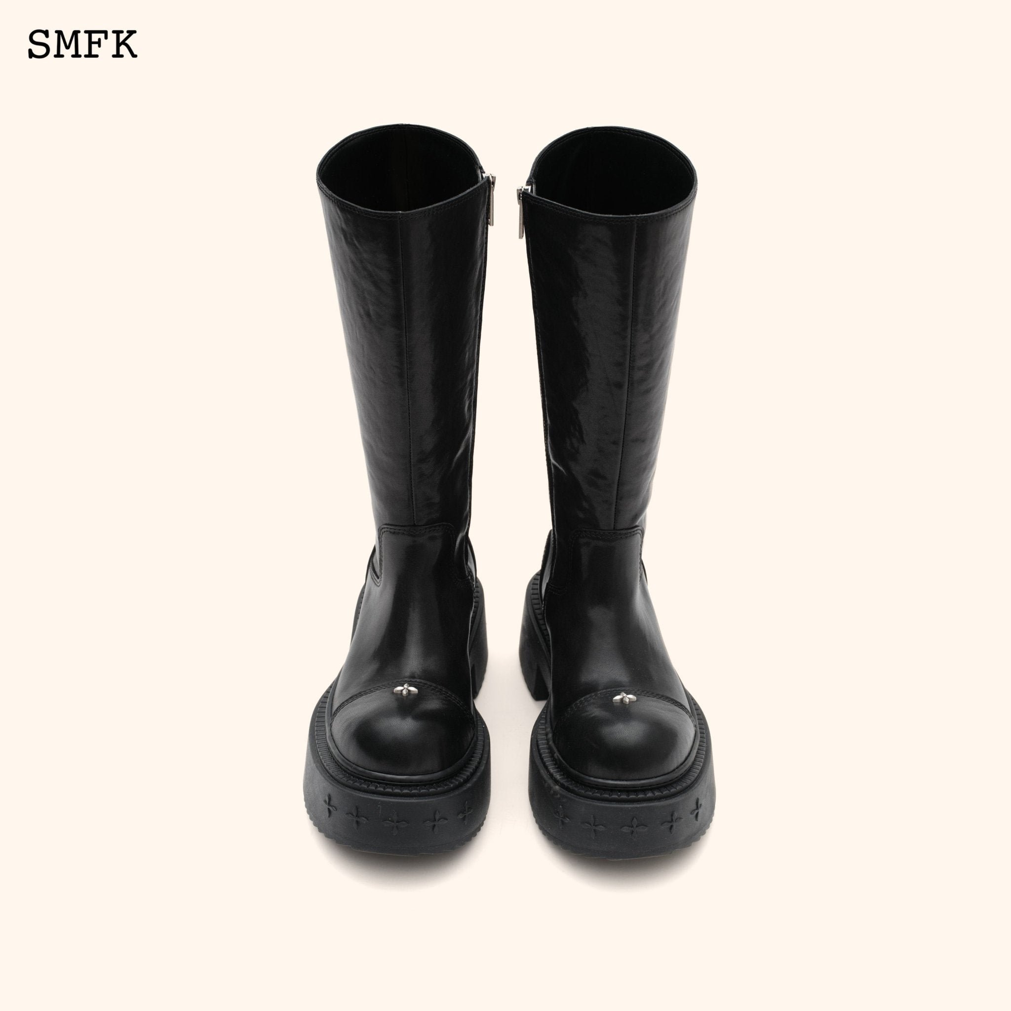 SMFK Compass Rider Medium Boots In Black | MADA IN CHINA