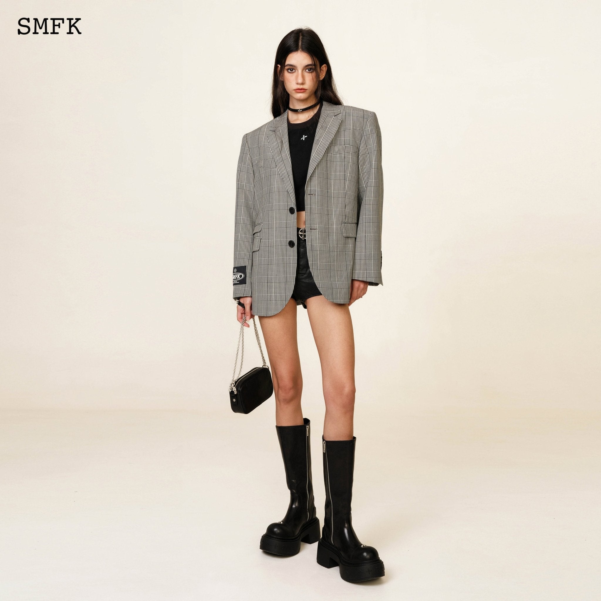 SMFK Compass Rider Medium Boots In Black | MADA IN CHINA