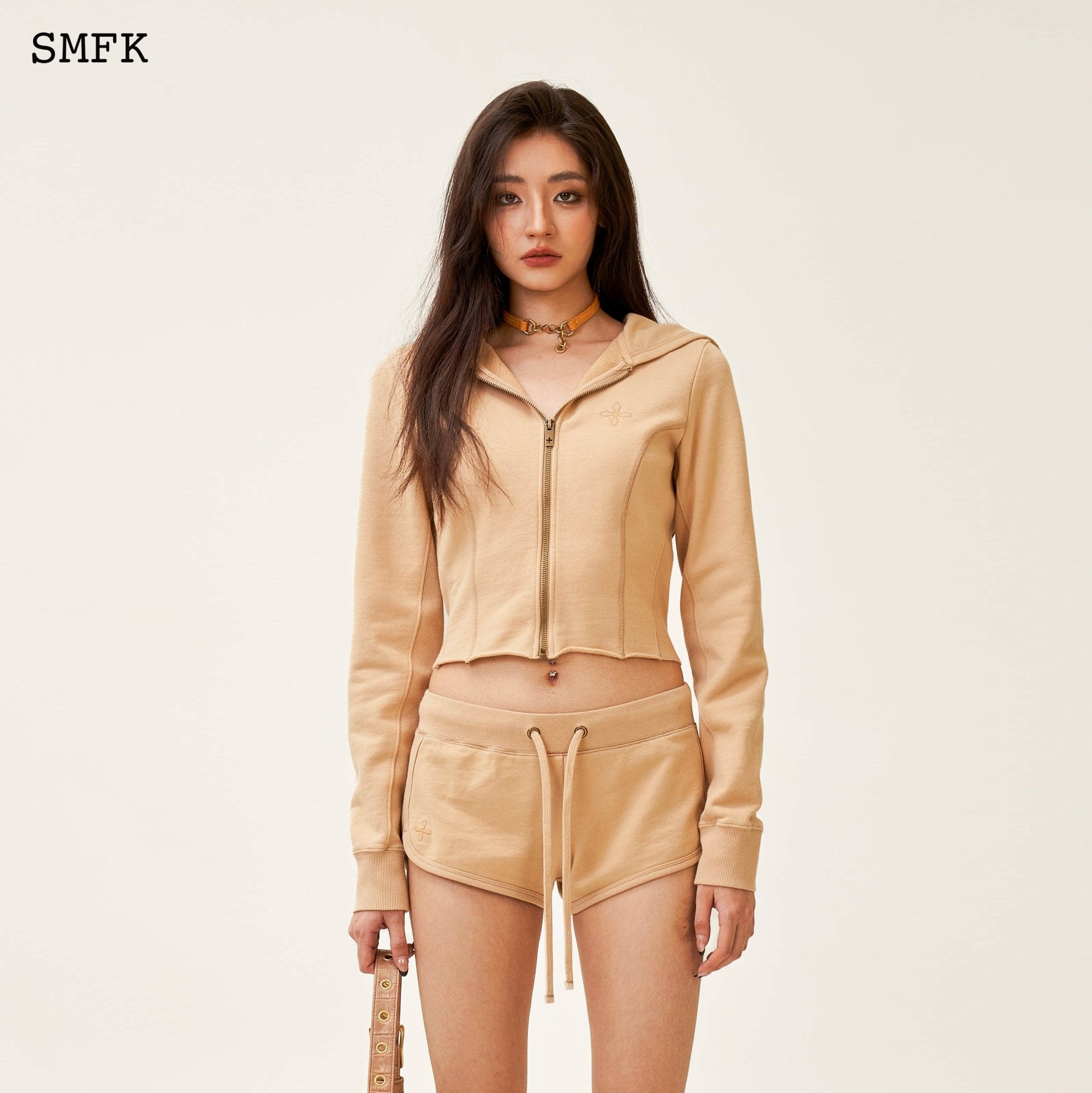 SMFK Compass Rove Stray Low-rise Running Shorts Sand | MADA IN CHINA