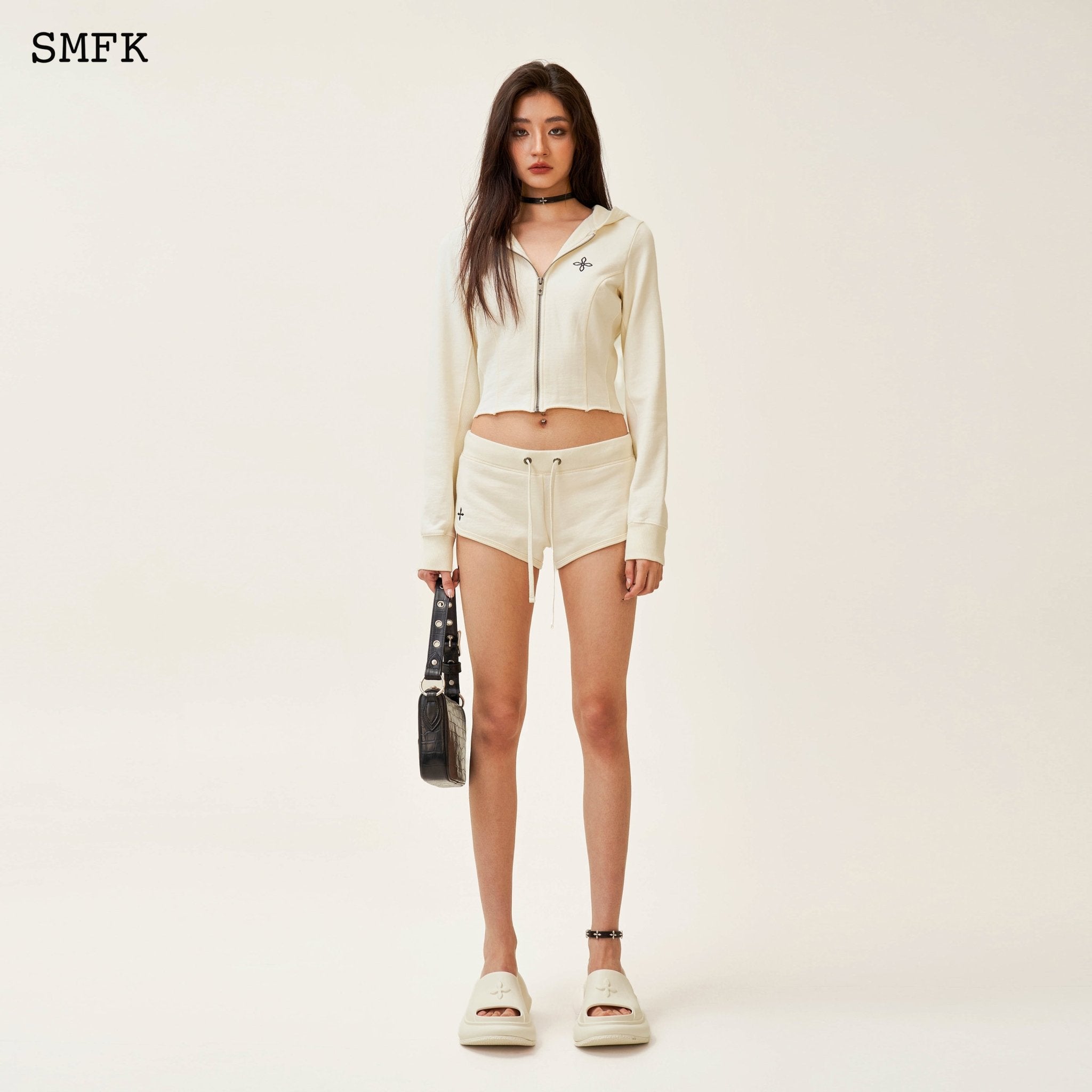 SMFK Compass Rove Stray Low-rise Running Shorts White | MADA IN CHINA