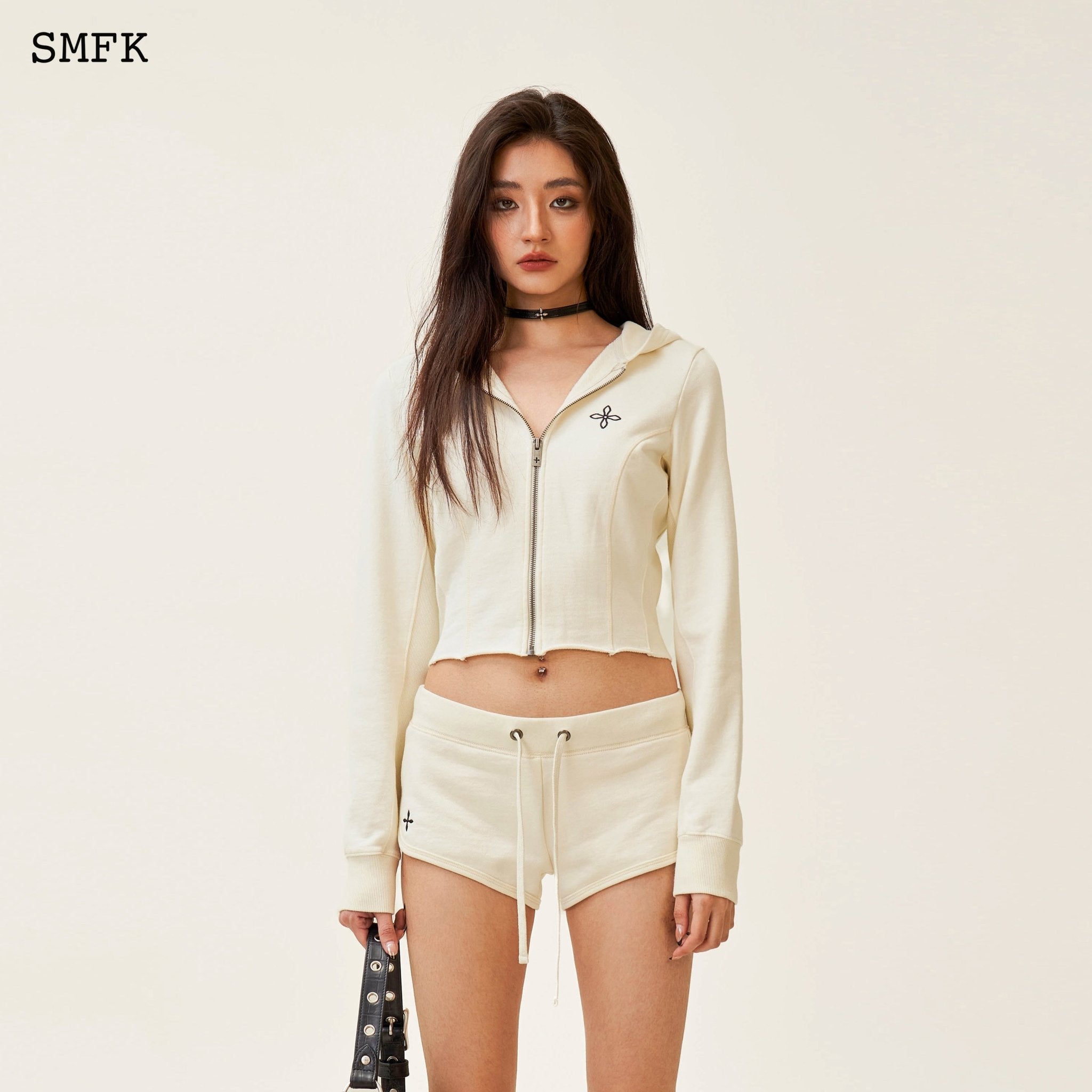 SMFK Compass Rove Stray Low-rise Running Shorts White | MADA IN CHINA