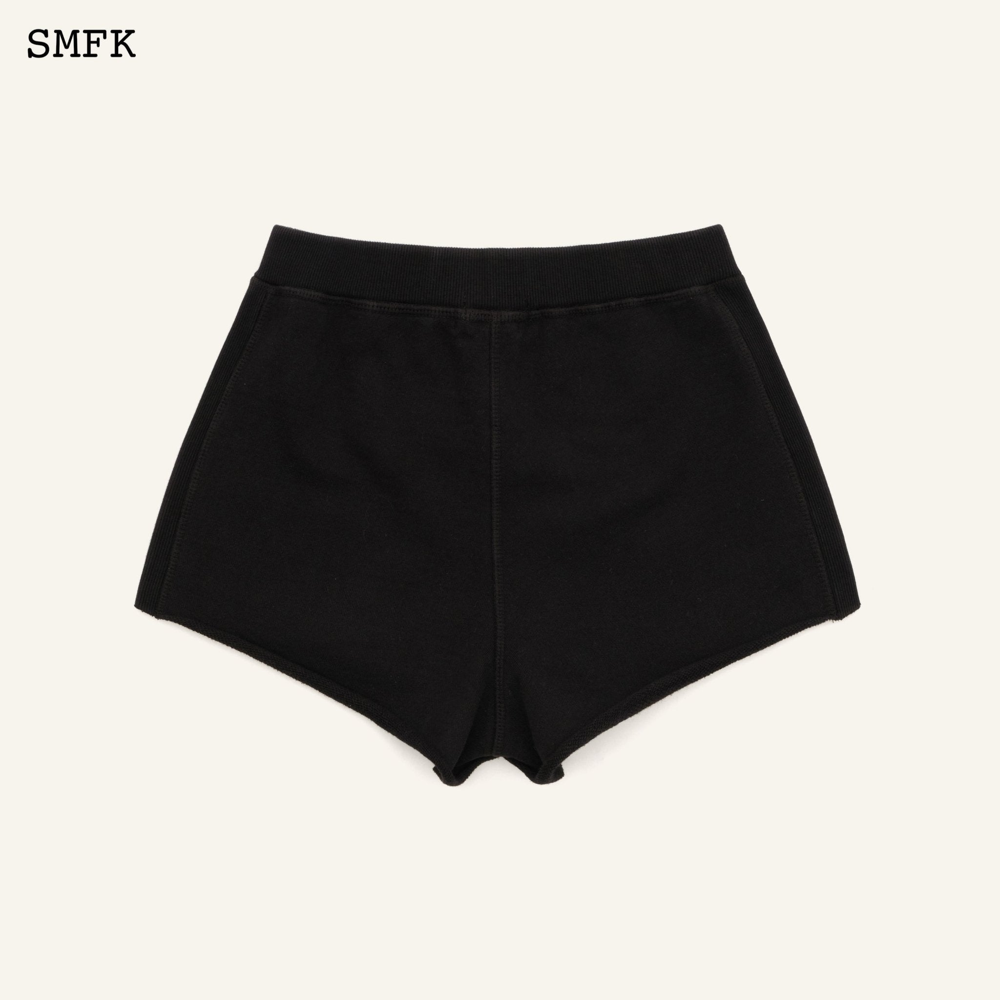 SMFK Compass Rove Stray Slim-Fit Sporty Shorts Black | MADA IN CHINA