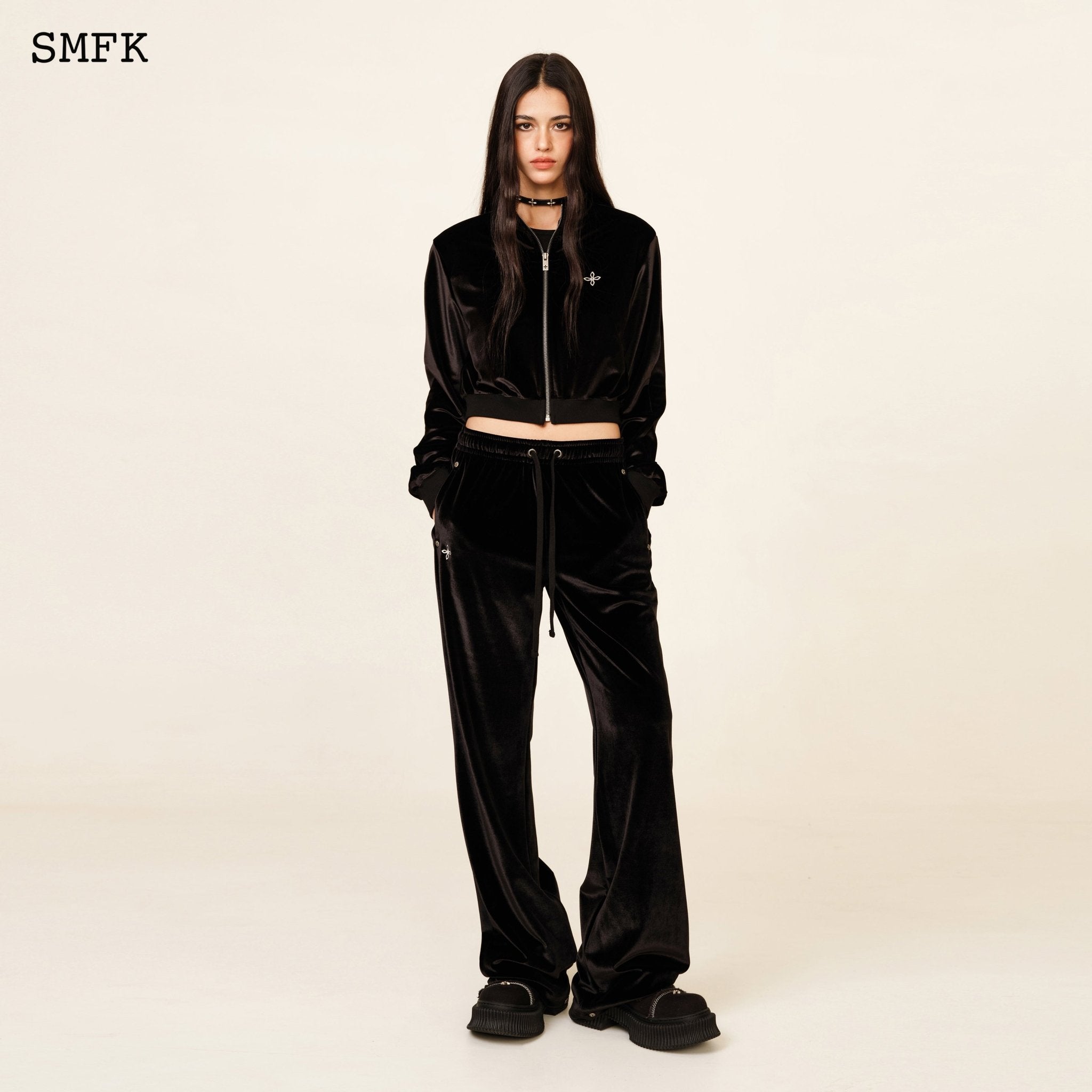 SMFK Compass Rove Training Jacket Black Velvet | MADA IN CHINA