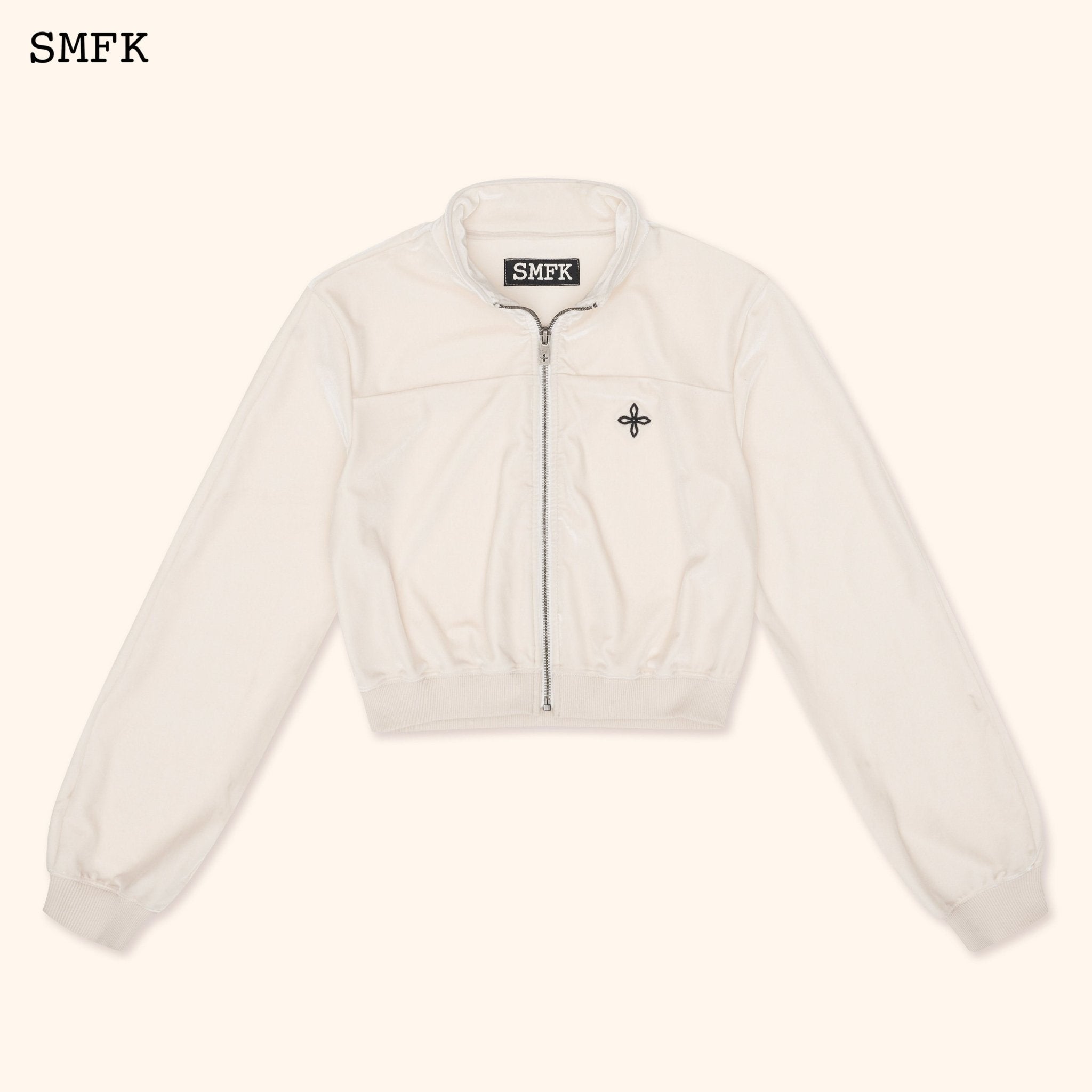 SMFK Compass Rove Training Jacket White Velvet | MADA IN CHINA