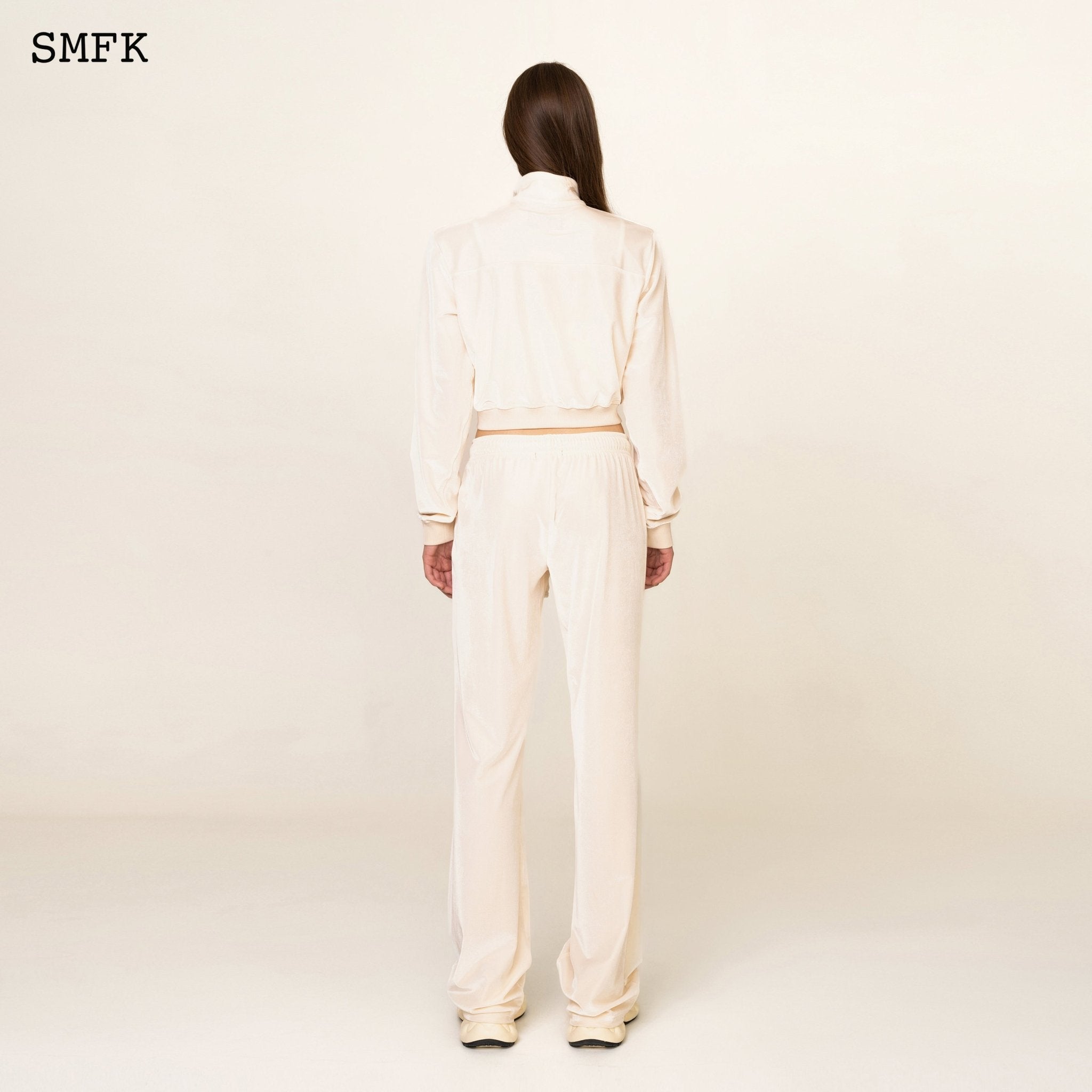 SMFK Compass Rove Training Jacket White Velvet | MADA IN CHINA