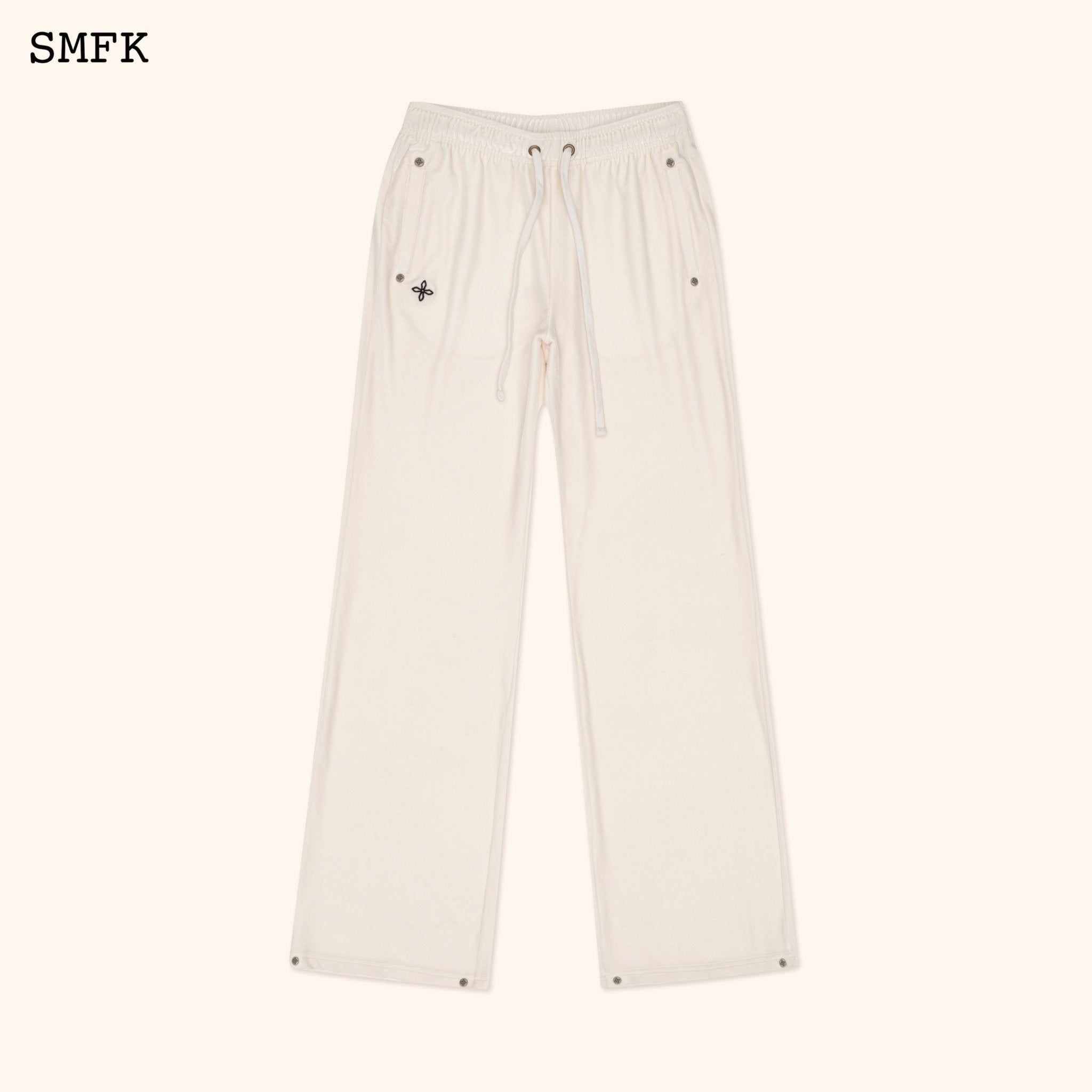 SMFK Compass Rove Training Pants White Velvet | MADA IN CHINA