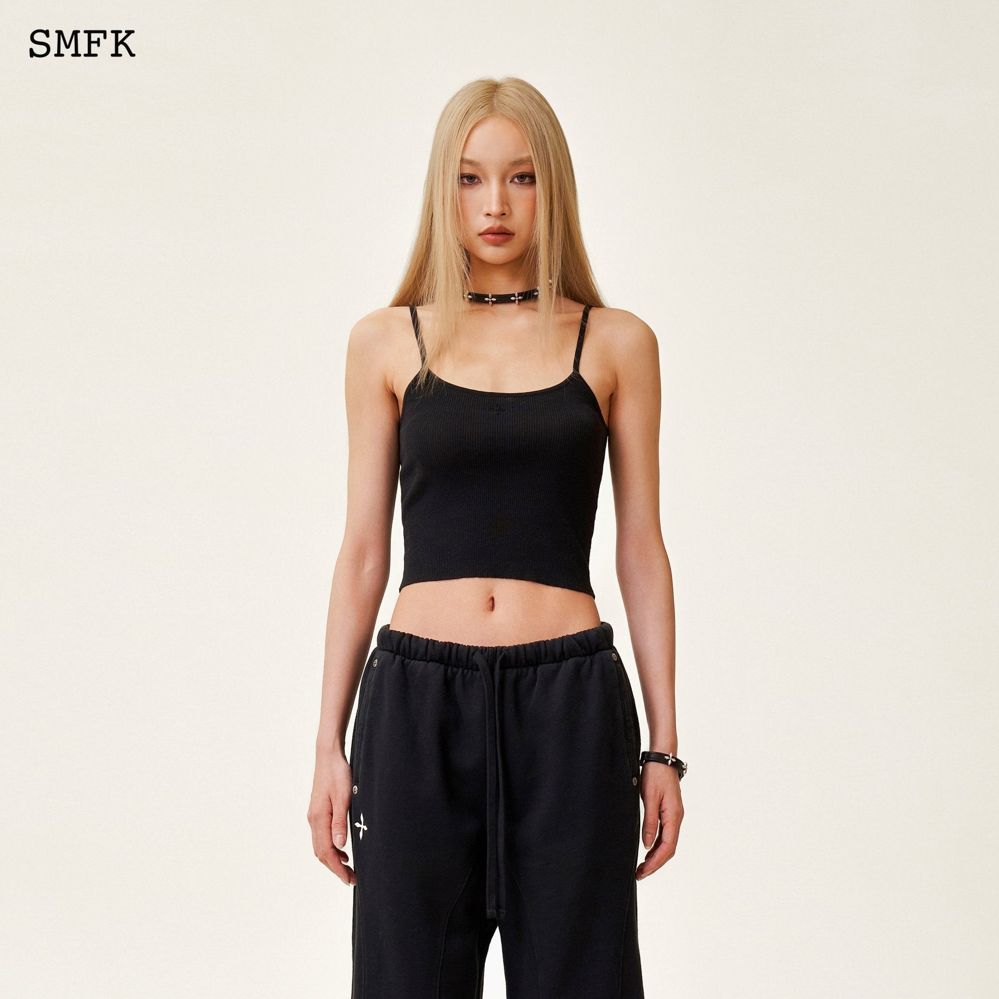 SMFK Compass Rush Jogging Sweatpants In Black | MADA IN CHINA