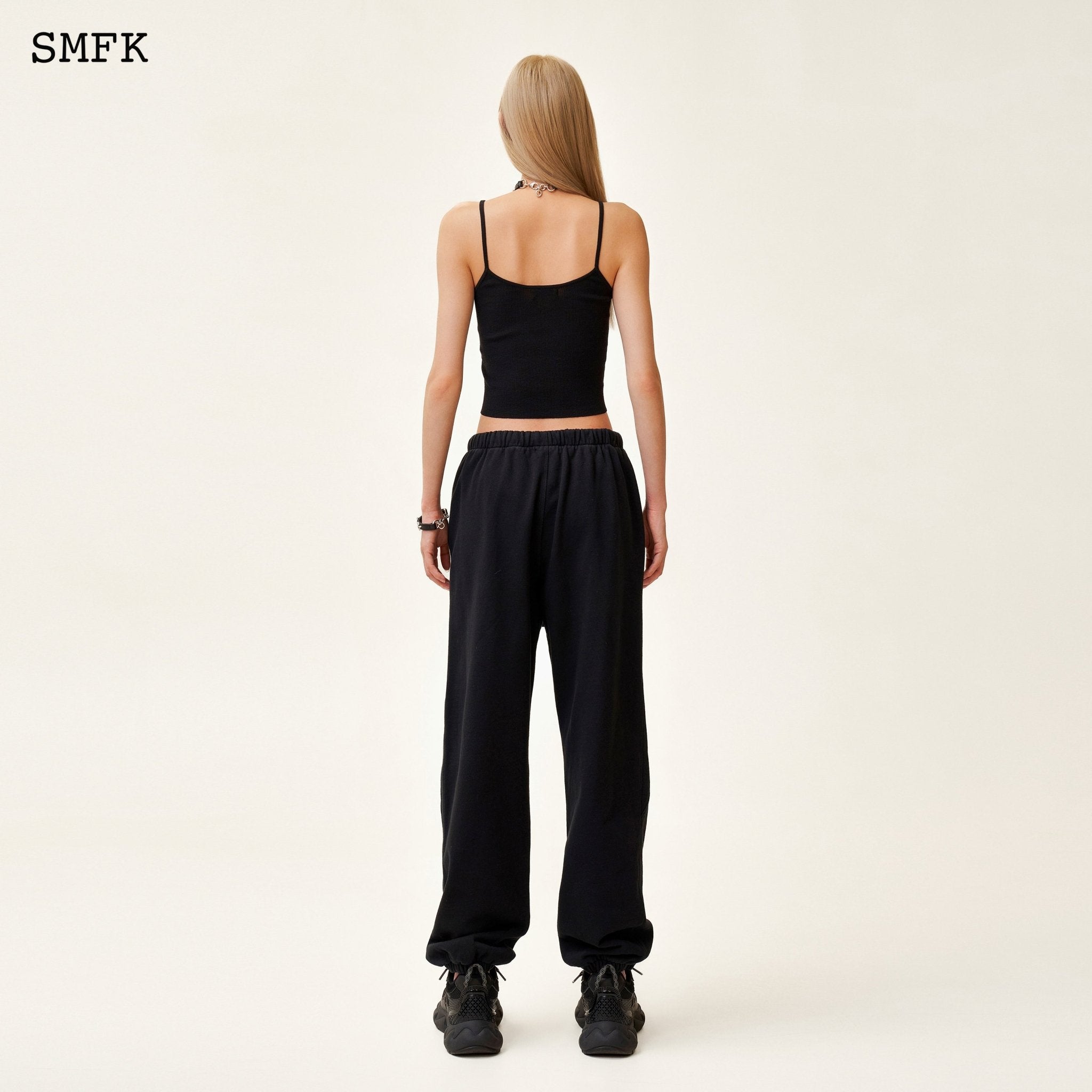 SMFK Compass Rush Jogging Sweatpants In Black | MADA IN CHINA