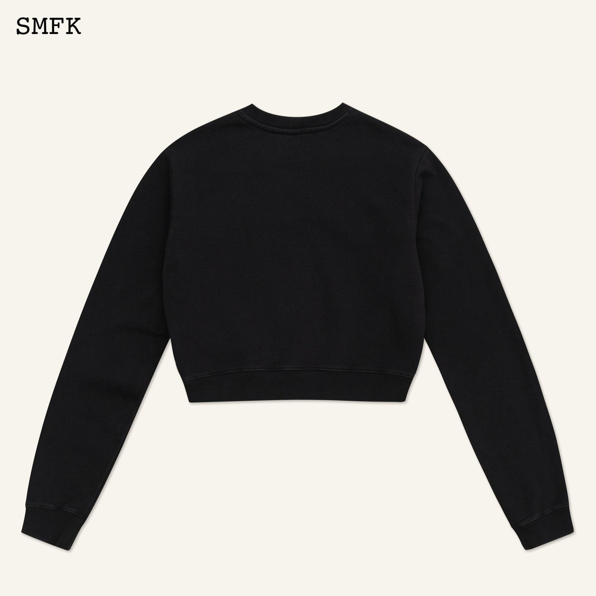 SMFK Compass Rush Slim Fit Sweatshirt Black | MADA IN CHINA