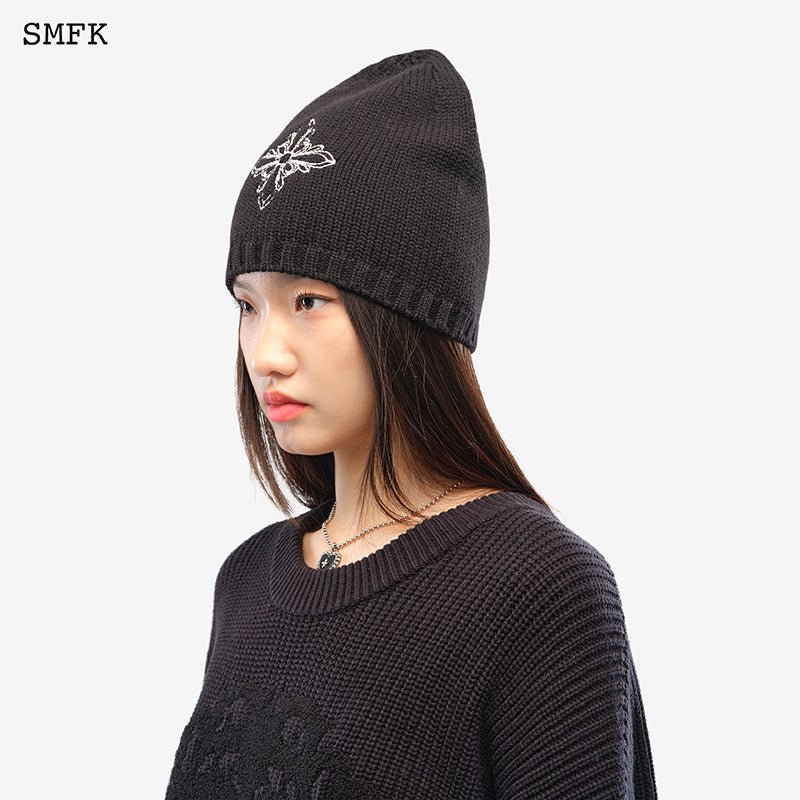 SMFK Compass Sheep Woolen Hat Black | MADA IN CHINA