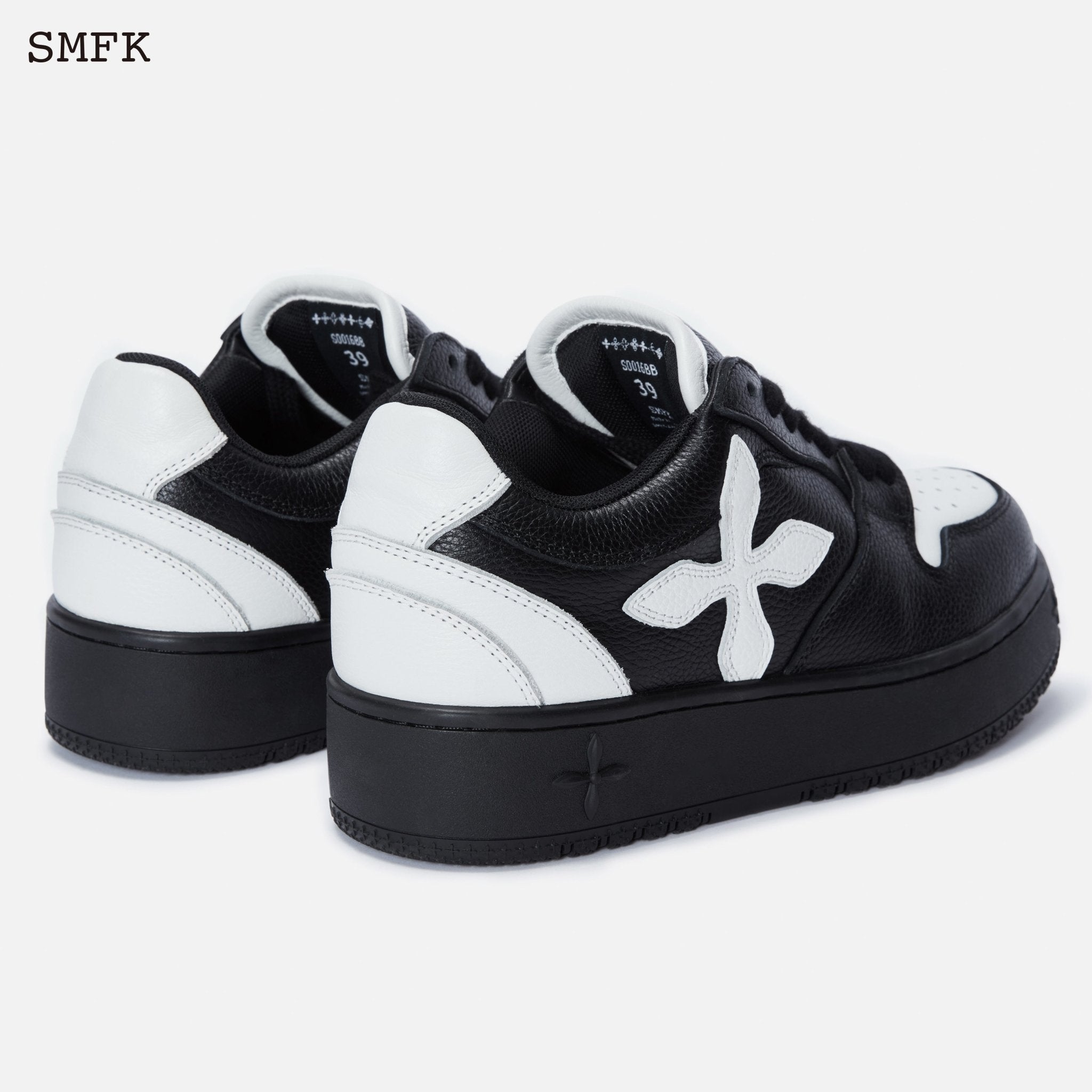 SMFK Compass Skater Black Lychee Skate Shoes | MADA IN CHINA