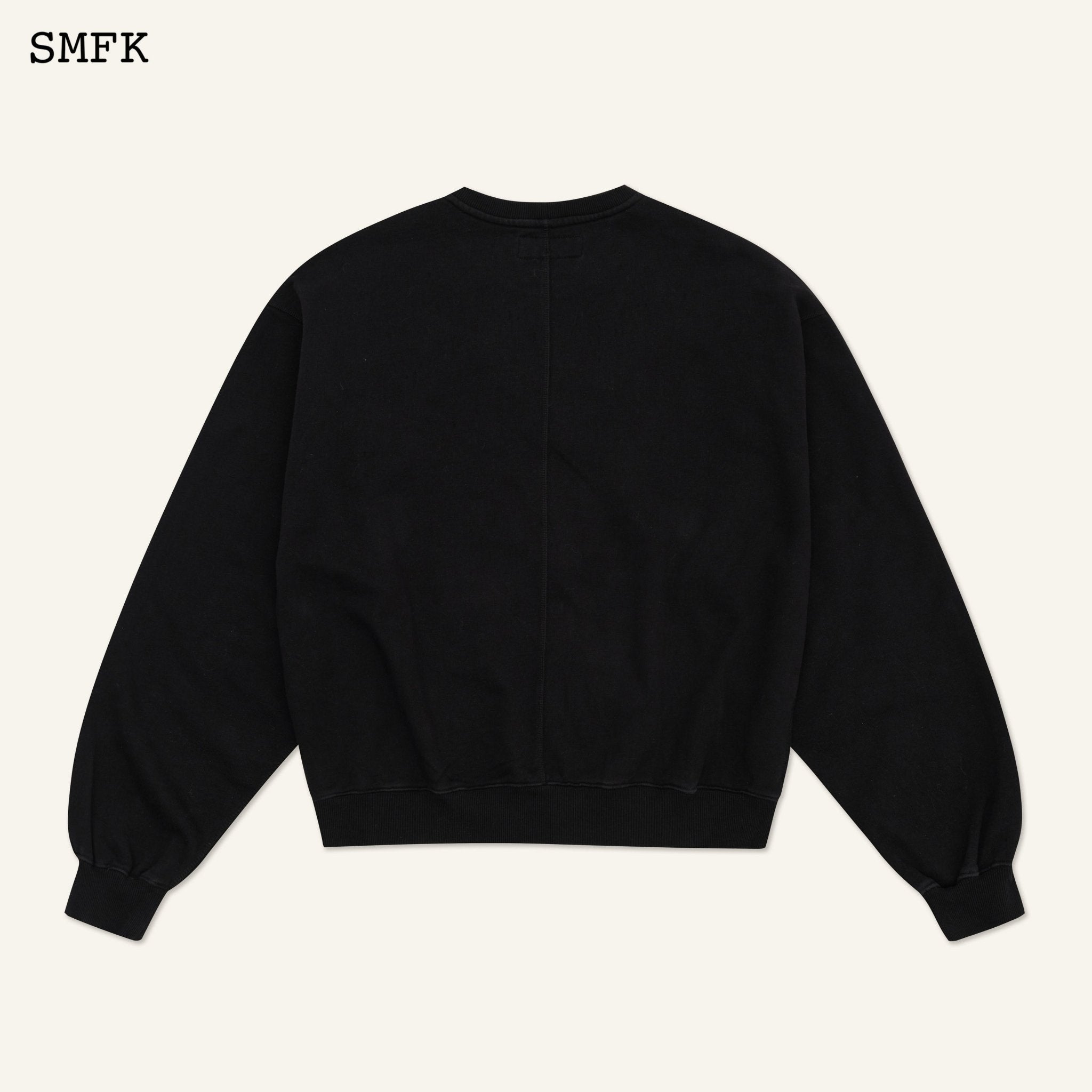 SMFK Compass Star Garden Classic Sports Black Sweatshirt | MADA IN CHINA