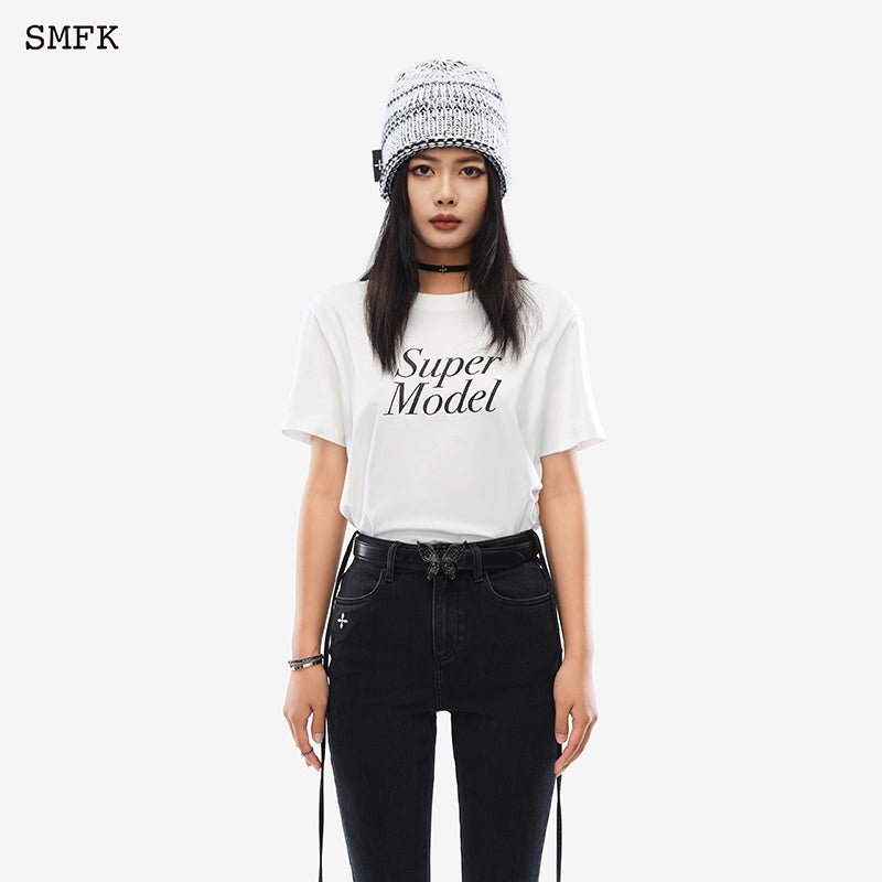 SMFK Compass Super Model Slim Tee White | MADA IN CHINA