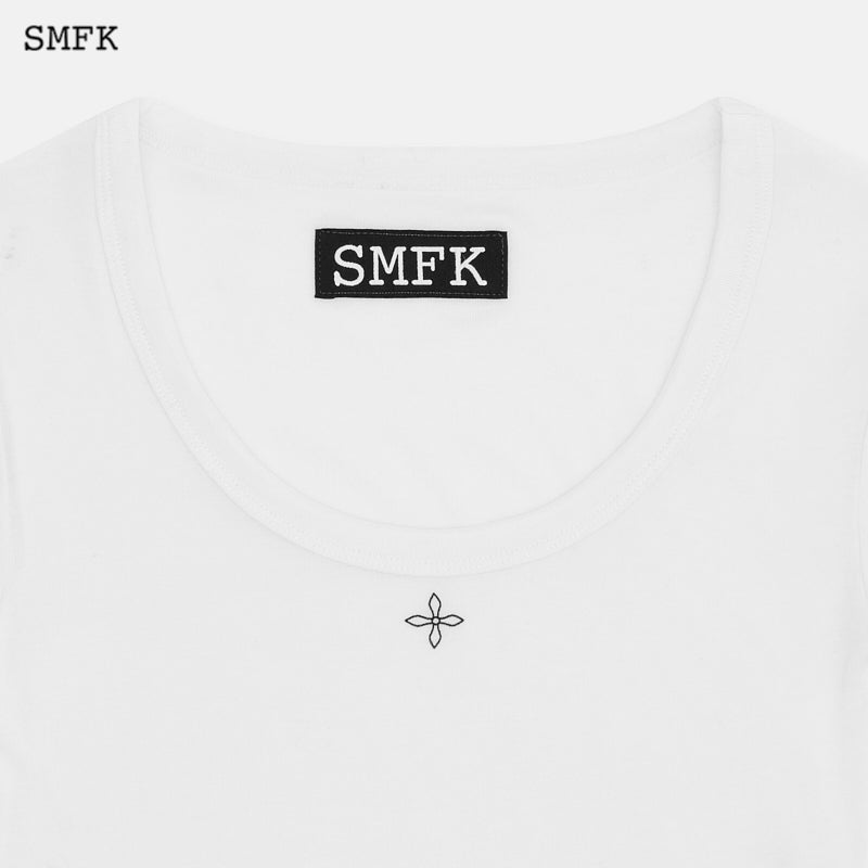 SMFK Compass The Flower of the Night Dance Tee White | MADA IN CHINA