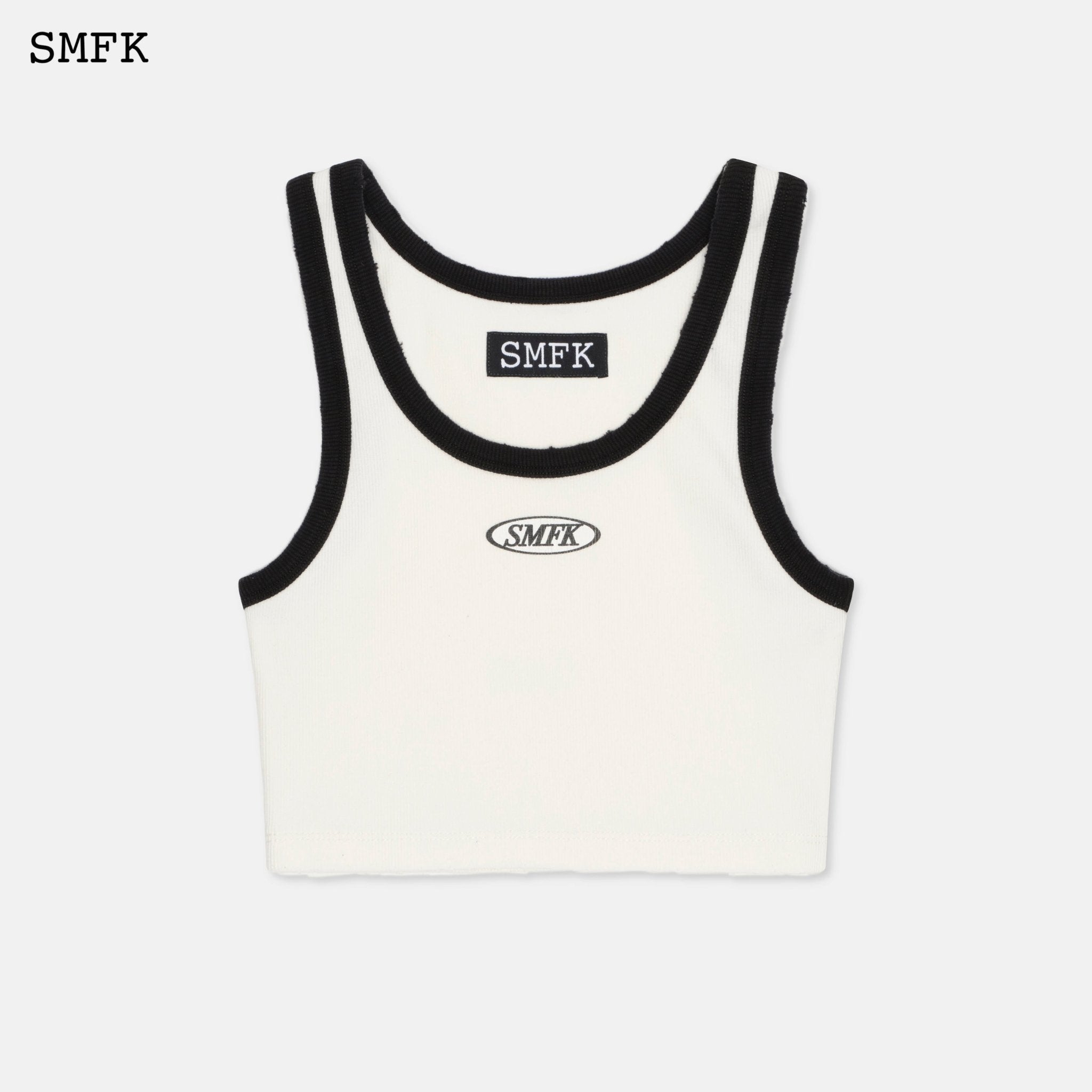 SMFK Compass White And Black Sport Vest | MADA IN CHINA