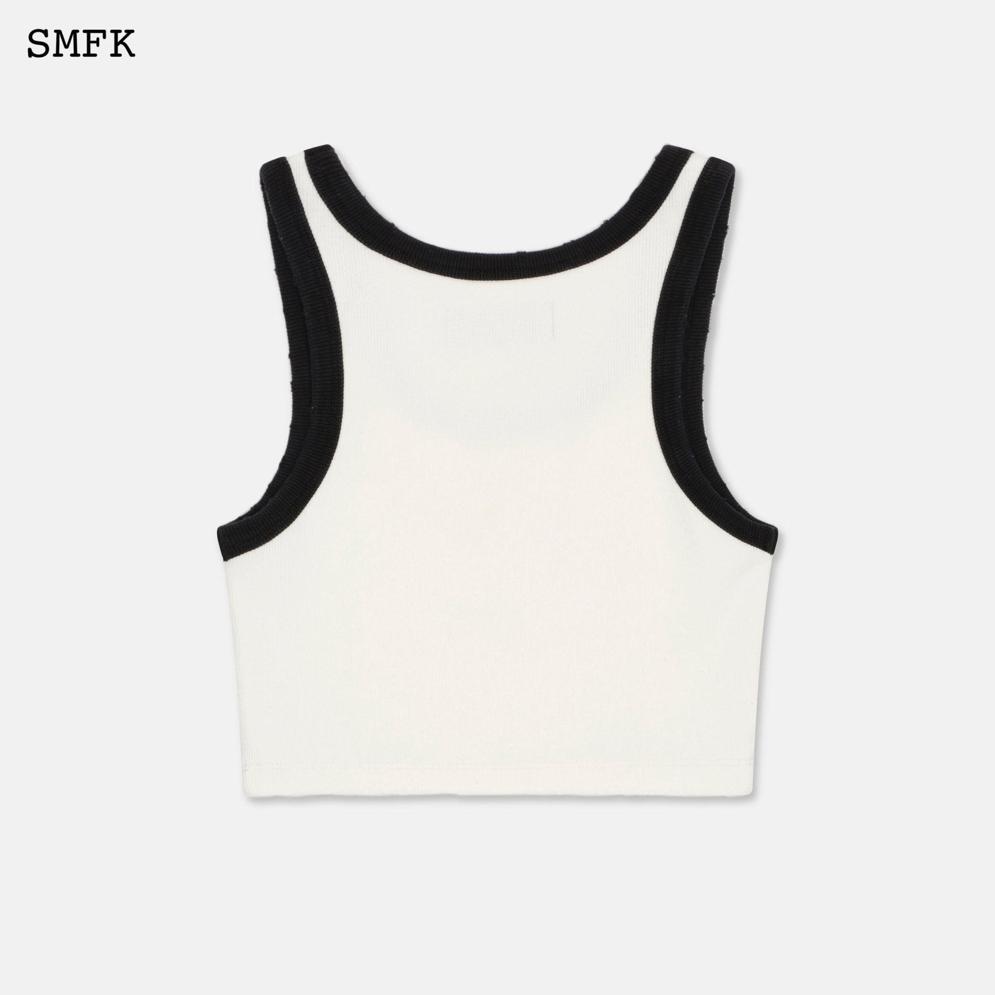 SMFK Compass White And Black Sport Vest | MADA IN CHINA