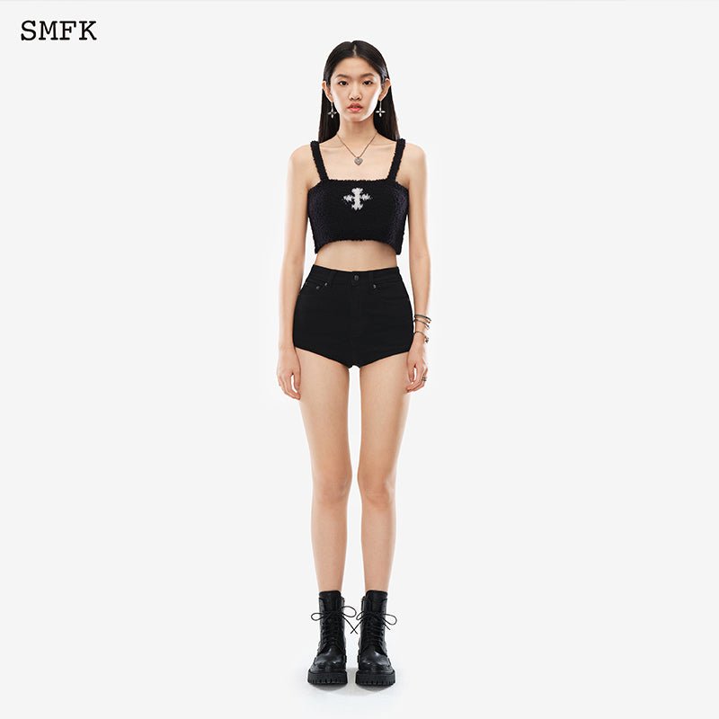 SMFK Compass Wool Camisole Black | MADA IN CHINA