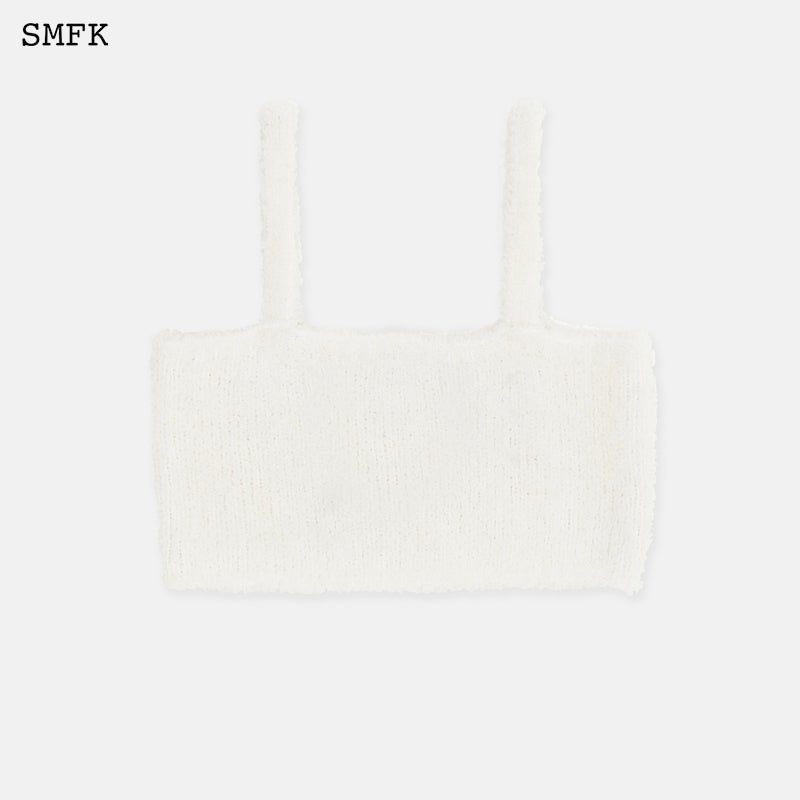 SMFK Compass Wool Camisole White | MADA IN CHINA