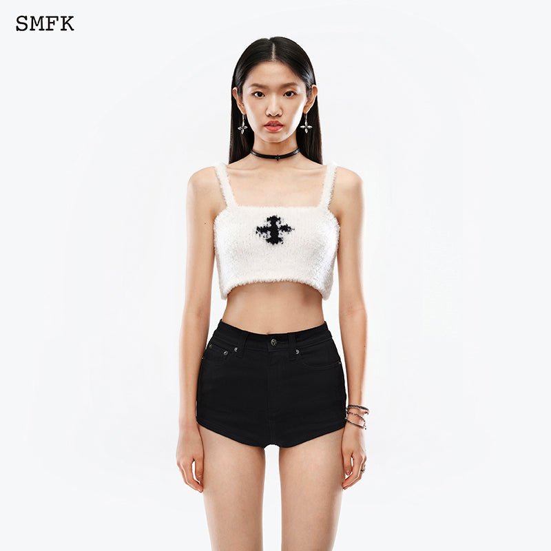 SMFK Compass Wool Camisole White | MADA IN CHINA