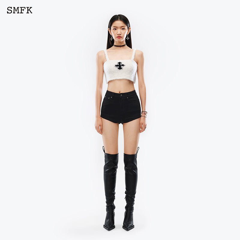 SMFK Compass Wool Camisole White | MADA IN CHINA