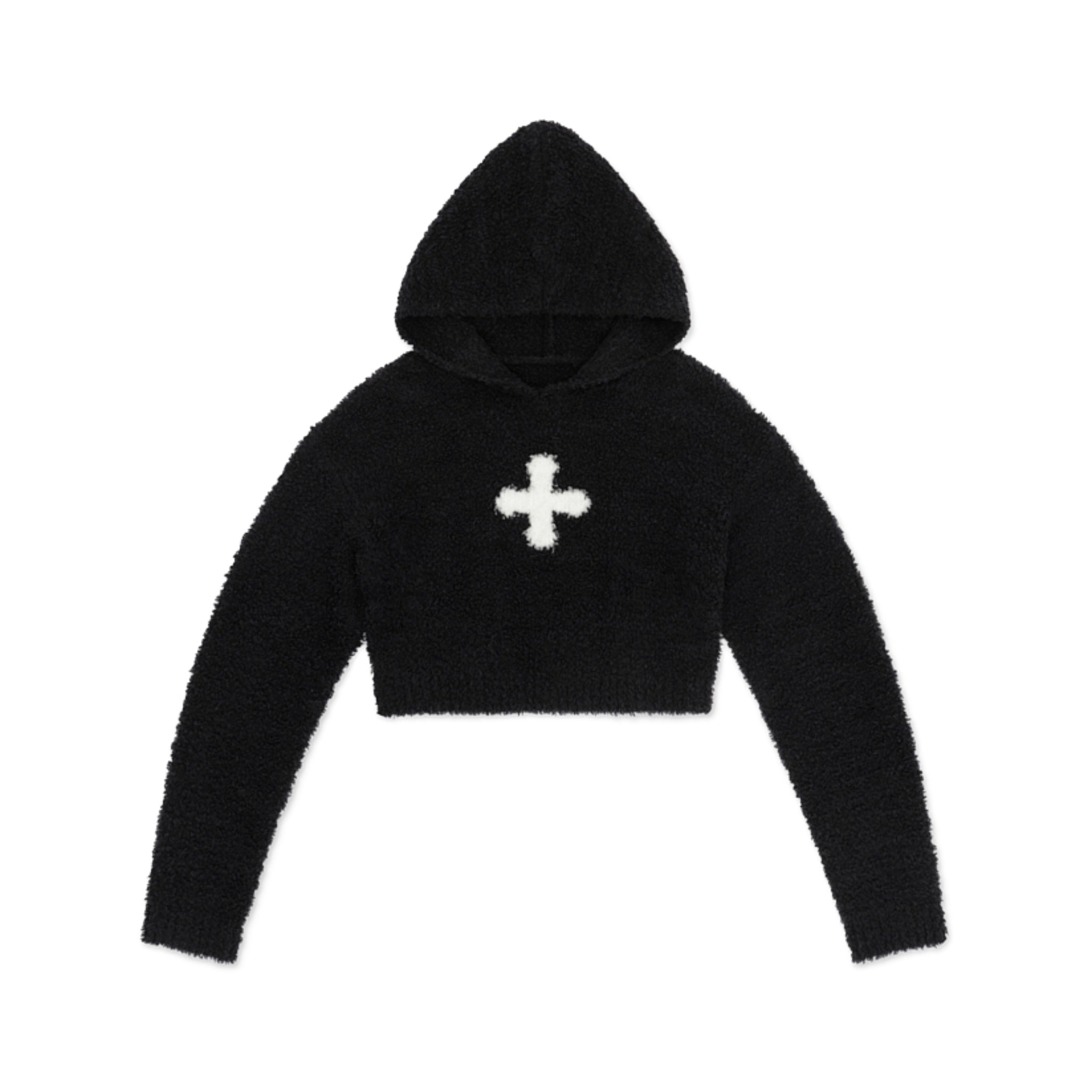 SMFK Compass Wool Knit Short Hoodie | MADA IN CHINA