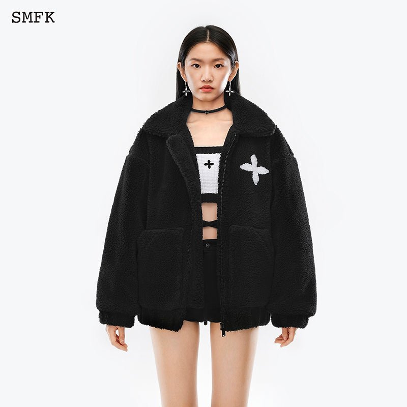 SMFK Compass Wool Work Jacket Black | MADA IN CHINA