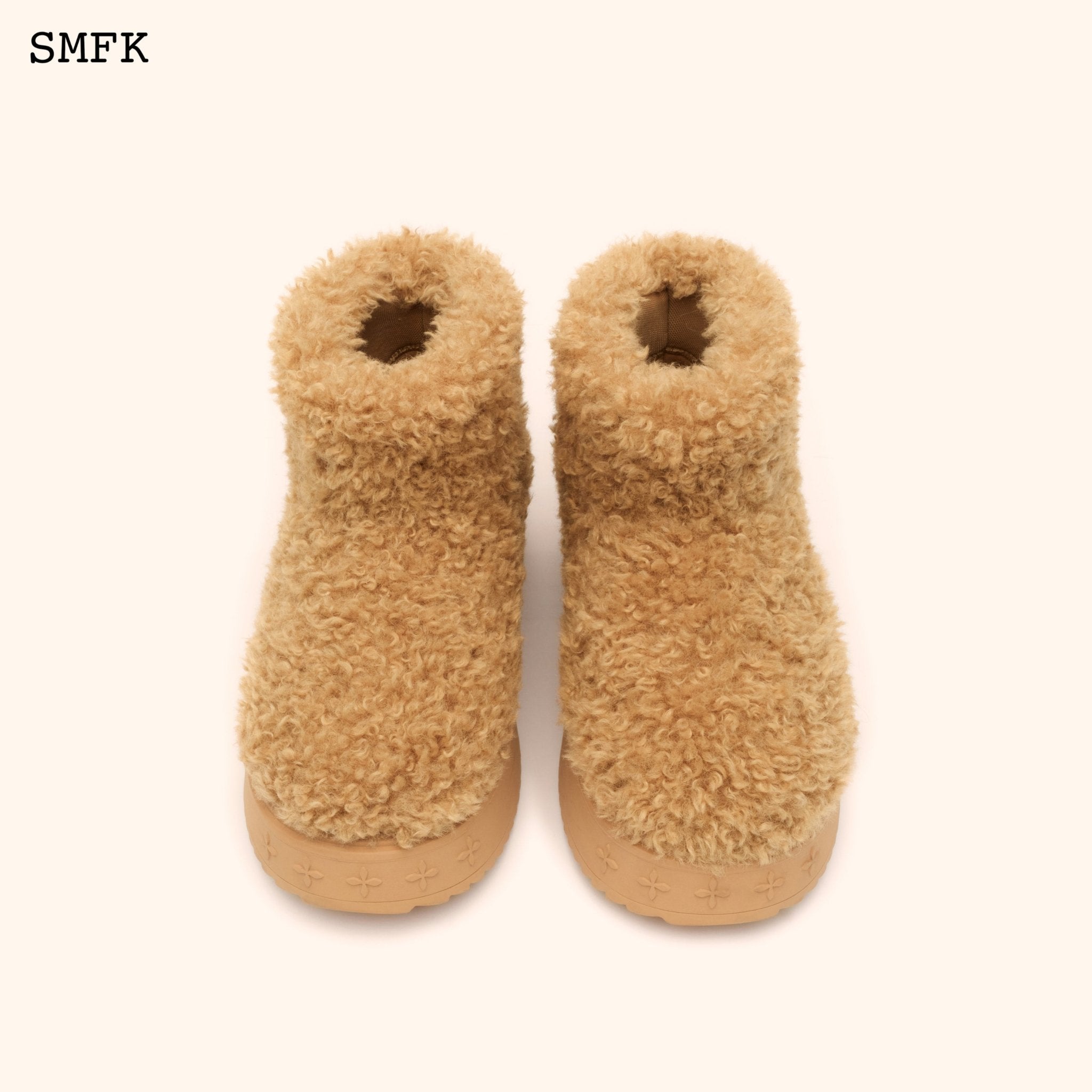 SMFK Compass Woolly Wheat Fluffy Short Boots | MADA IN CHINA