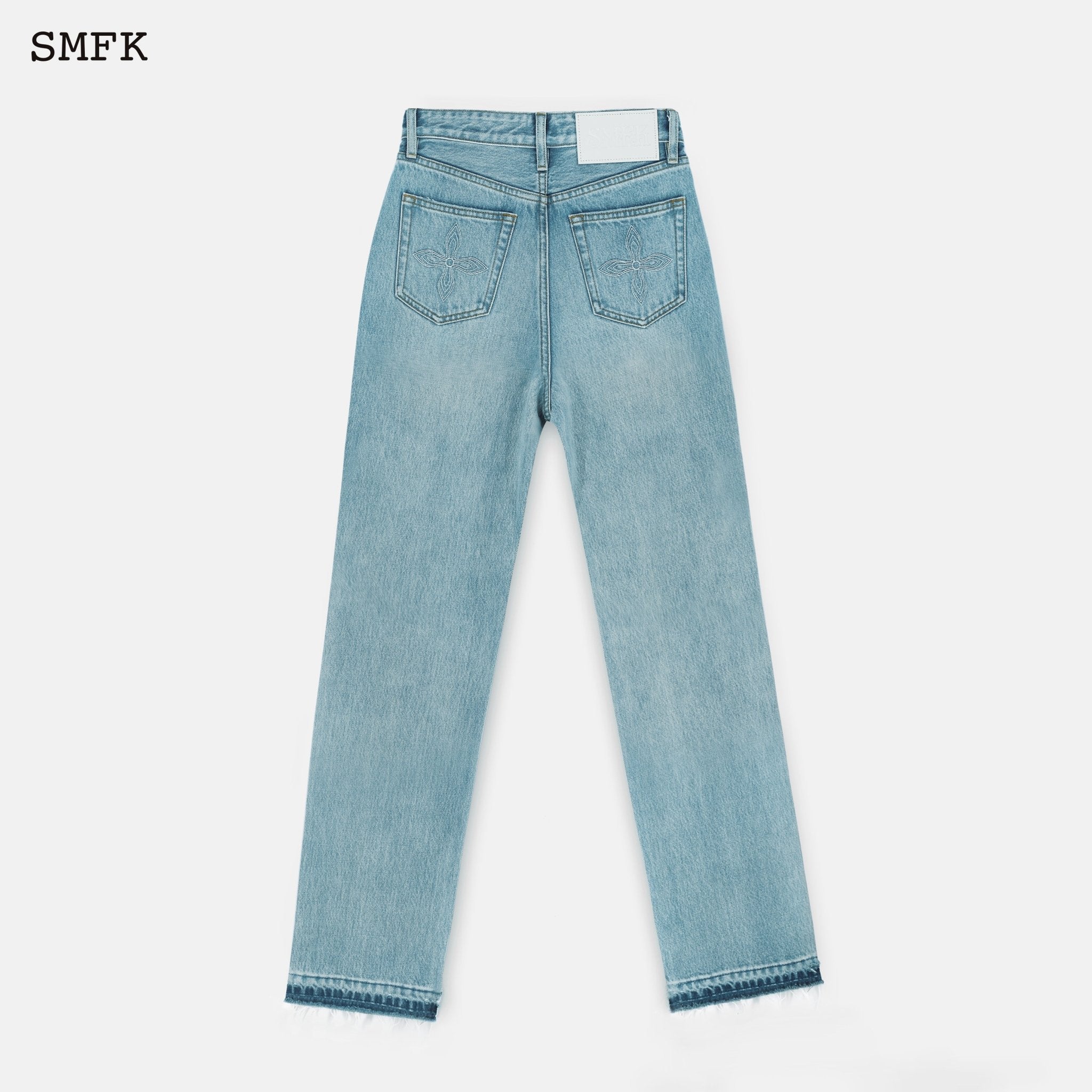 SMFK Dancer Straight Leg Jeans Blue | MADA IN CHINA