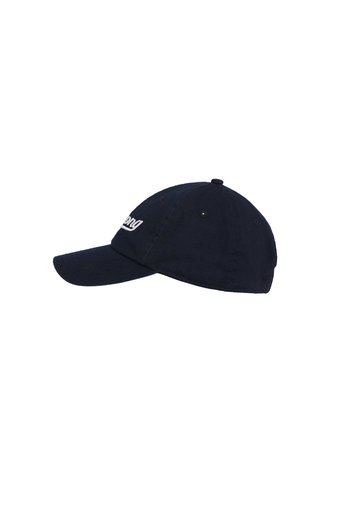 MARK GONG Dark Blue Embroidered Cap | MADA IN CHINA