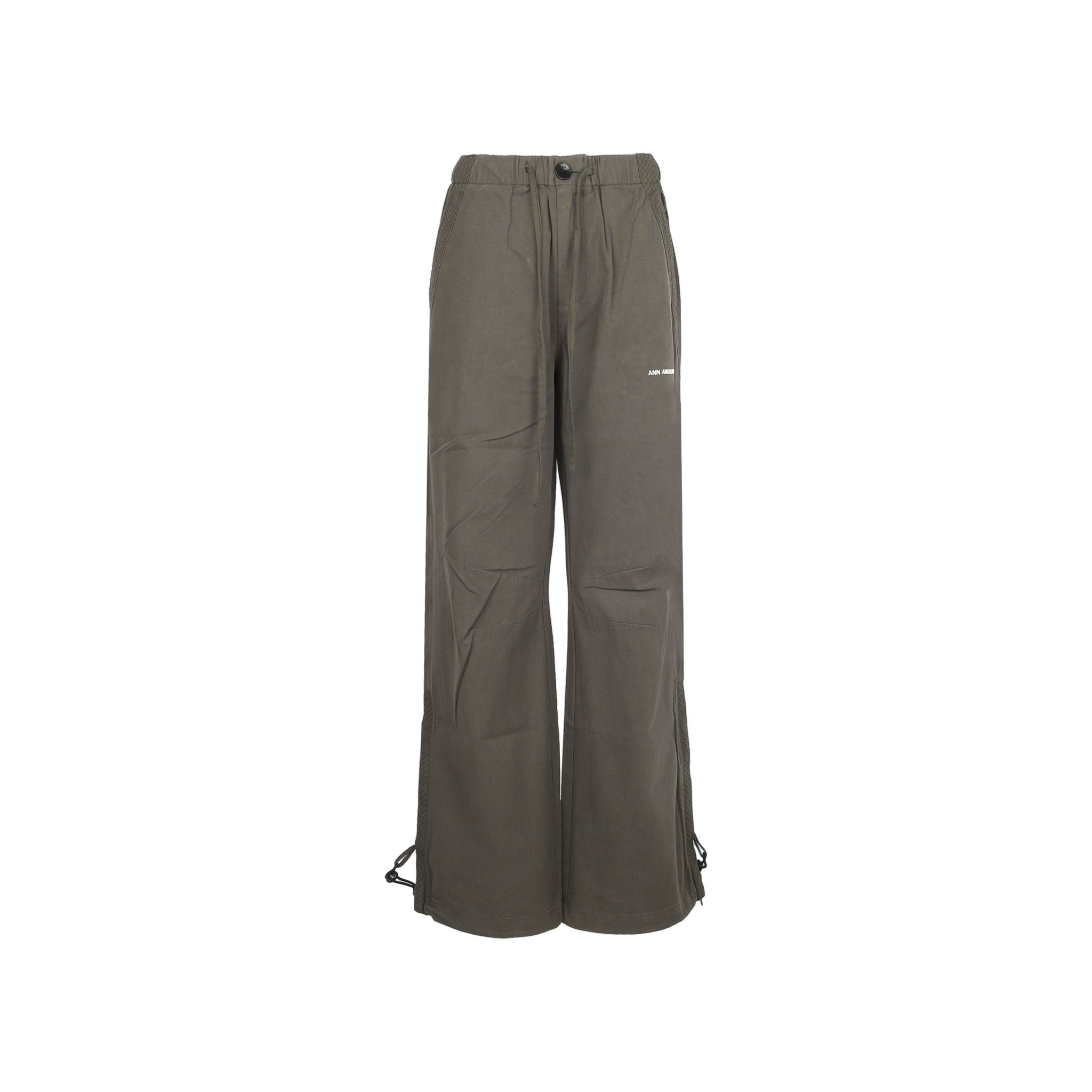 ANN ANDELMAN Dark Green Paratrooper Pants | MADA IN CHINA