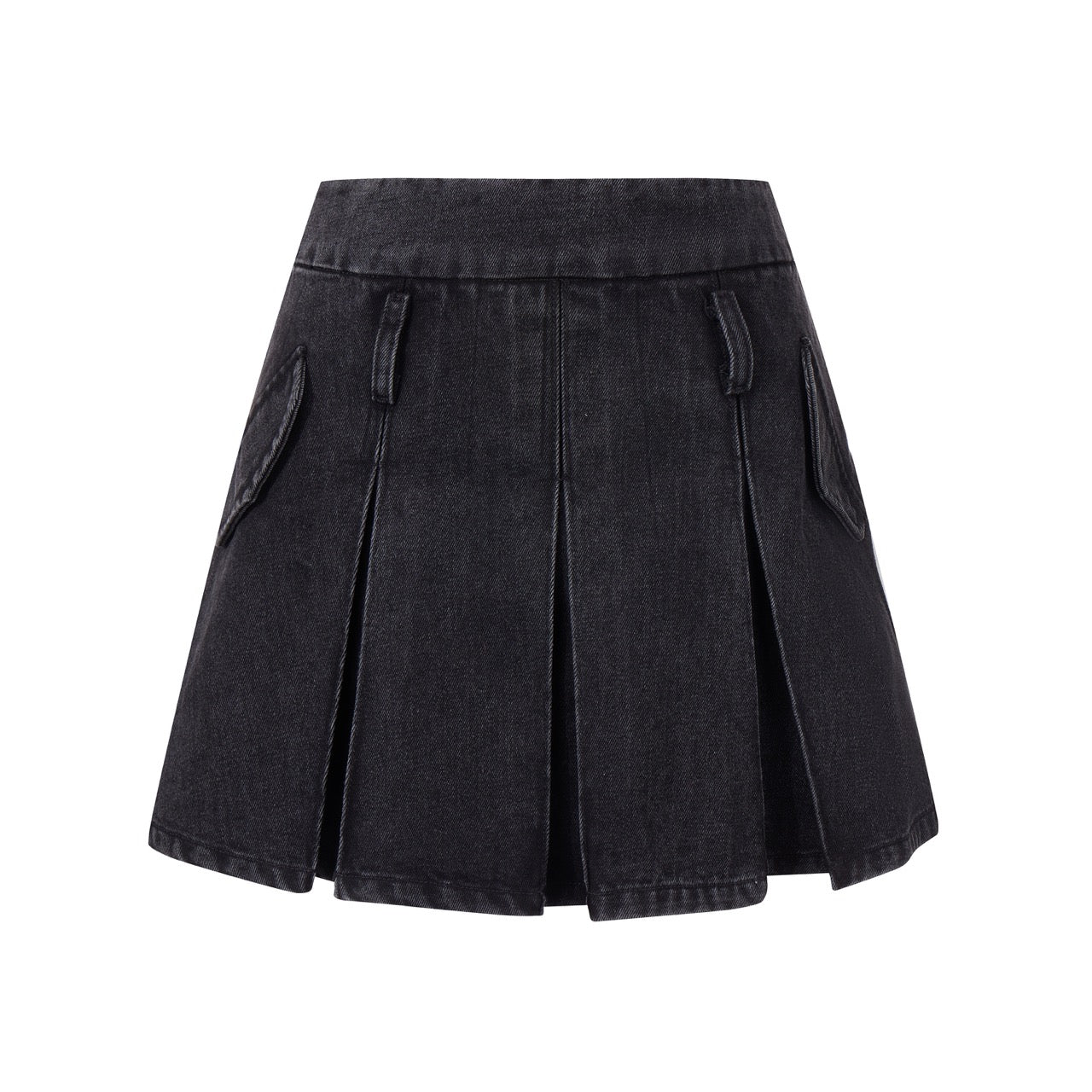 CPLUS SERIES Denim Pleated Skirt | MADA IN CHINA