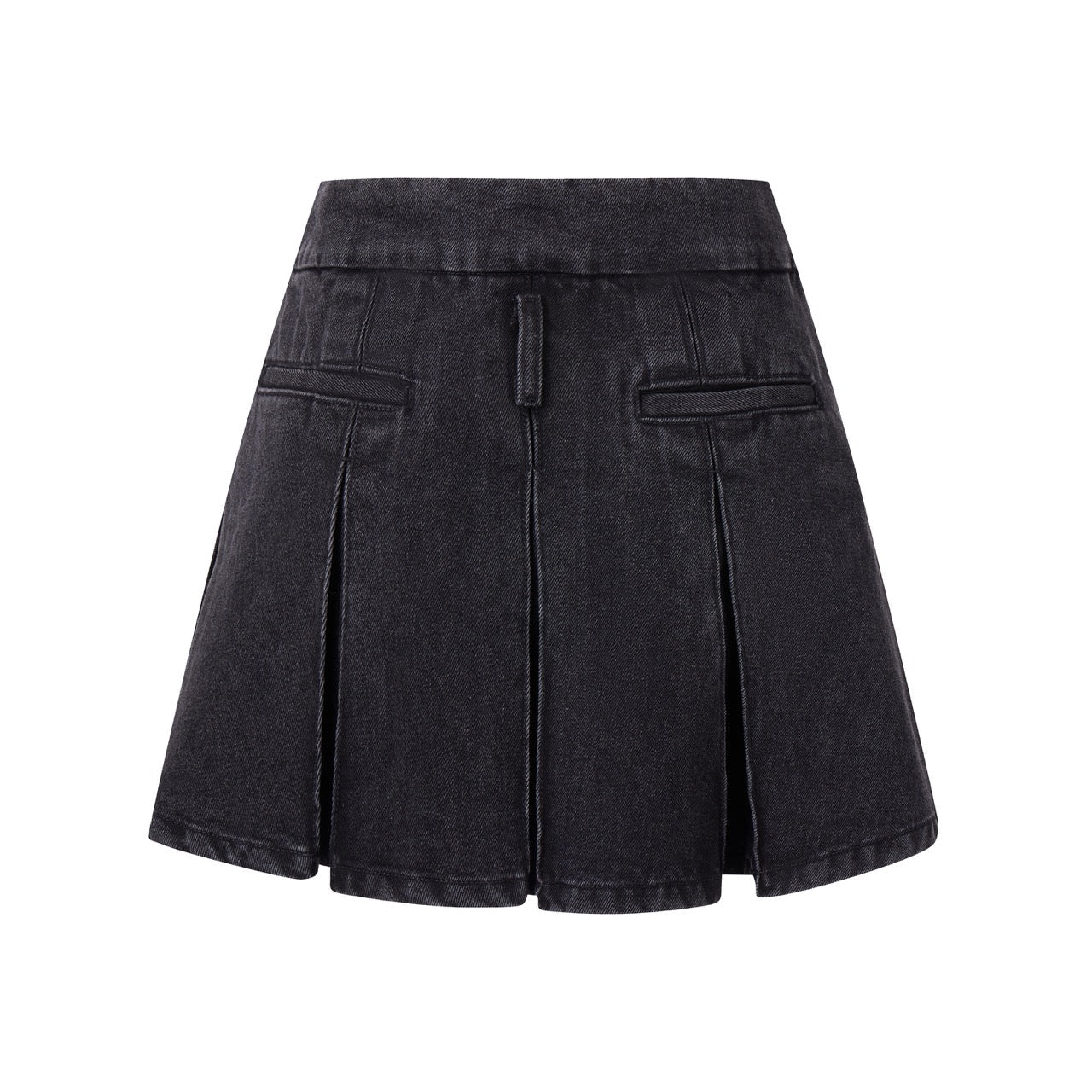 CPLUS SERIES Denim Pleated Skirt | MADA IN CHINA