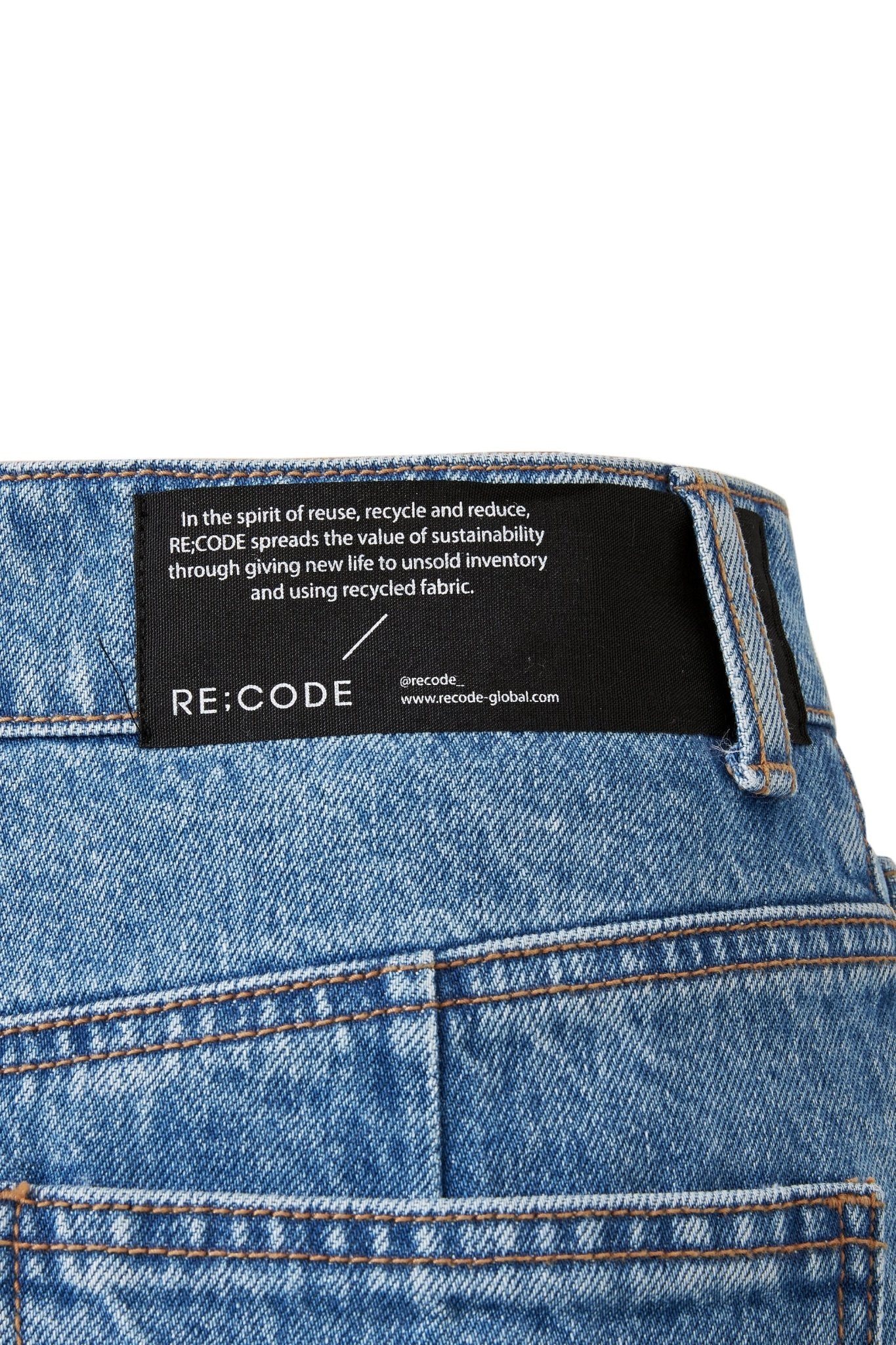 RE;CODE Digital Splicing Denim Skirt | MADA IN CHINA