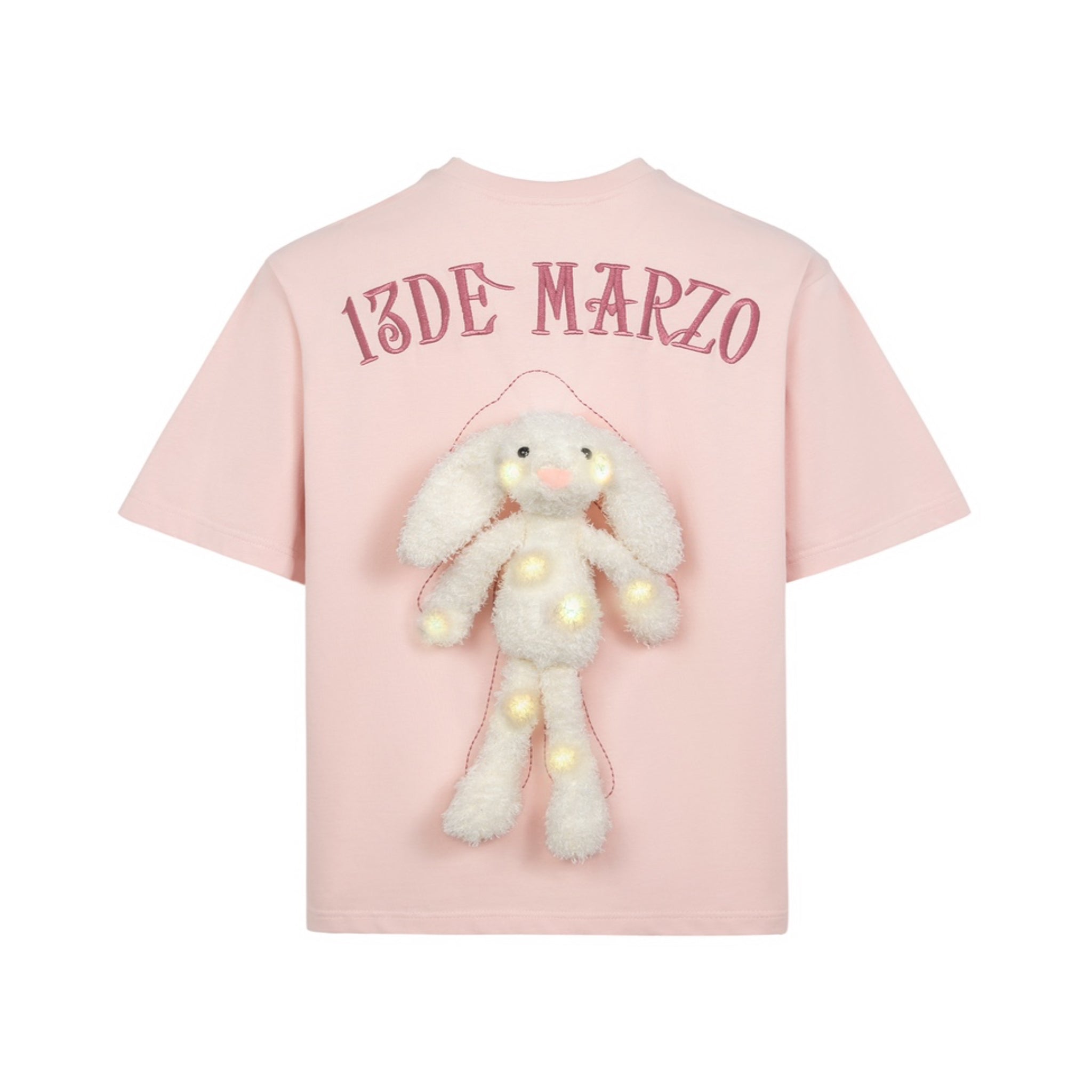 13DE MARZO Doozoo Original Luminous T-shirt Veiled Rose | MADA IN CHINA