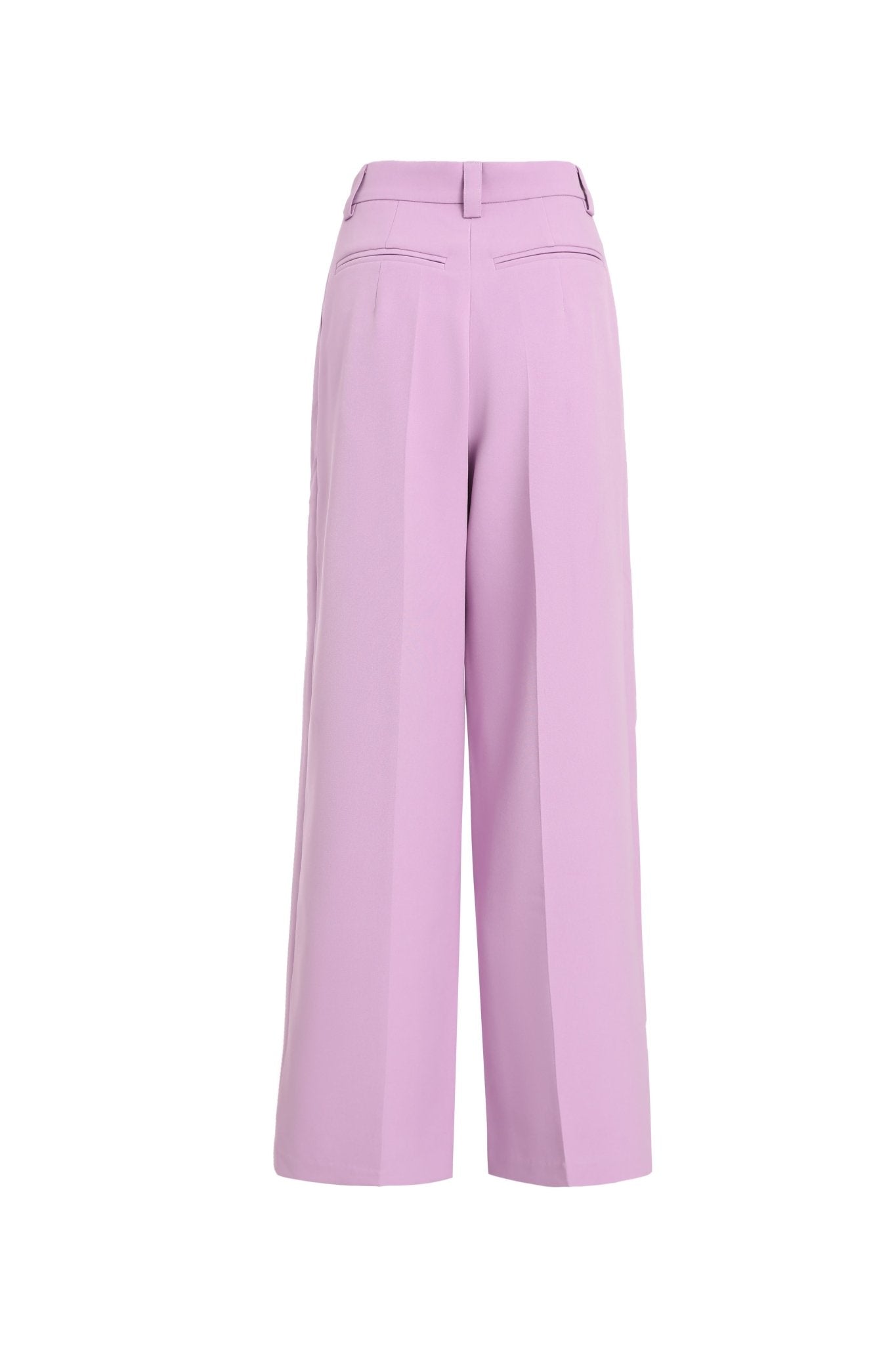 RAY CHU Dream Purple Overlapped Peekaboo Cut Out Trousers | MADA IN CHINA