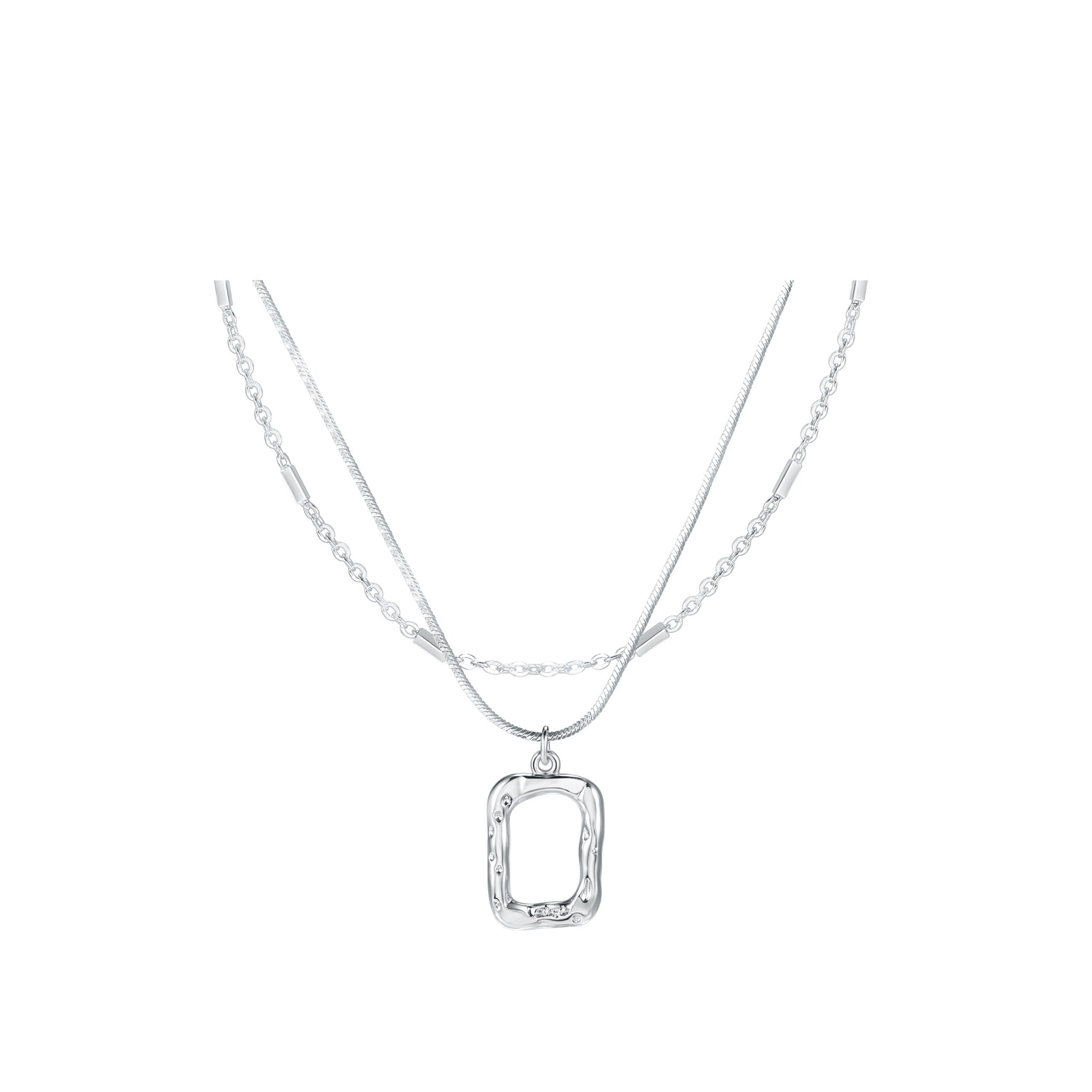 ABYB Frame of Art Necklace Sliver | MADA IN CHINA