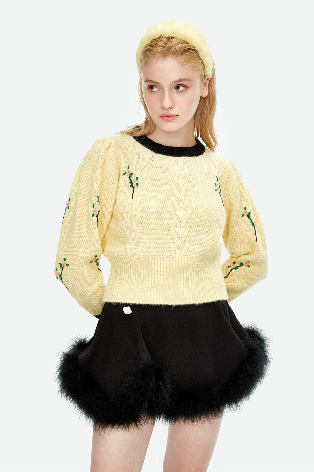 HERLIAN Furry Half Skirt | MADA IN CHINA