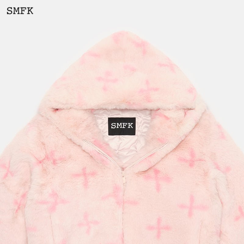 SMFK Garden Snowman Hoodie Pink | MADA IN CHINA