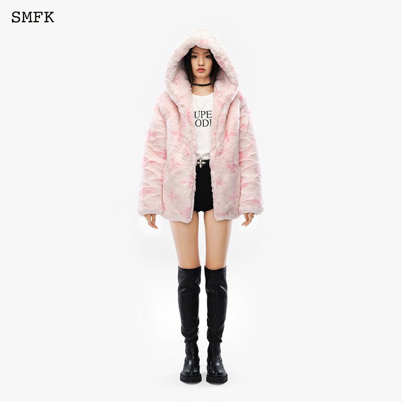 SMFK Garden Snowman Hoodie Pink | MADA IN CHINA