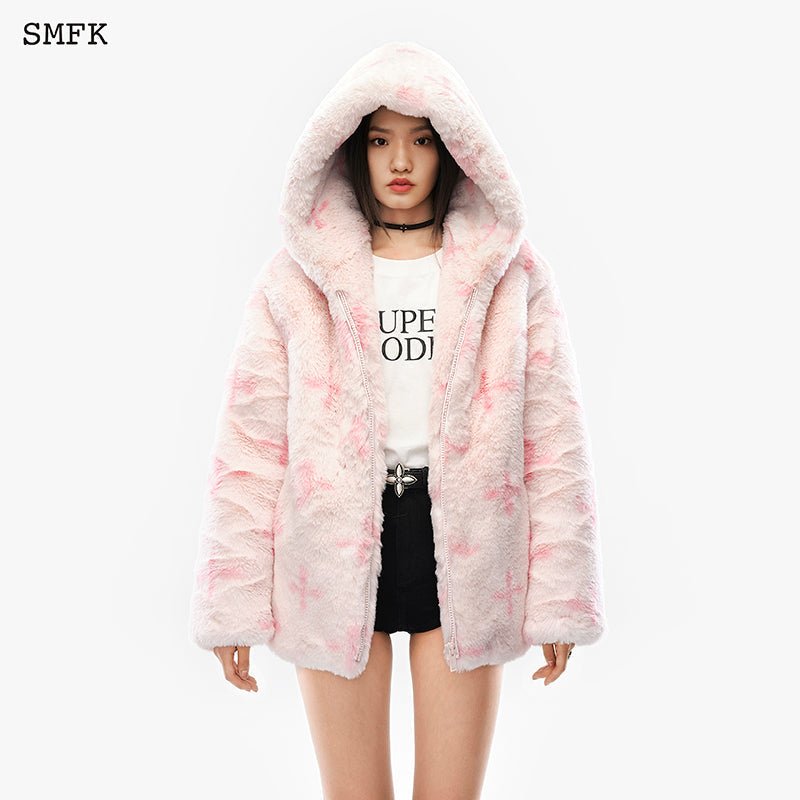 SMFK Garden Snowman Hoodie Pink | MADA IN CHINA