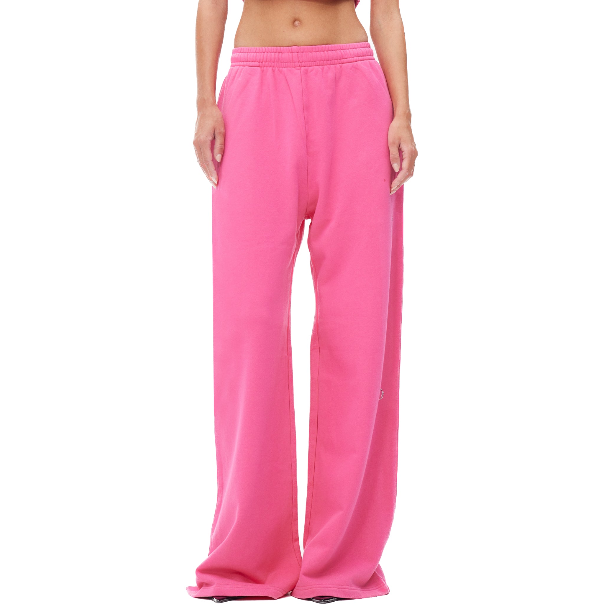 ANN ANDELMAN Gothic Crystal Long Pants Pink | MADA IN CHINA