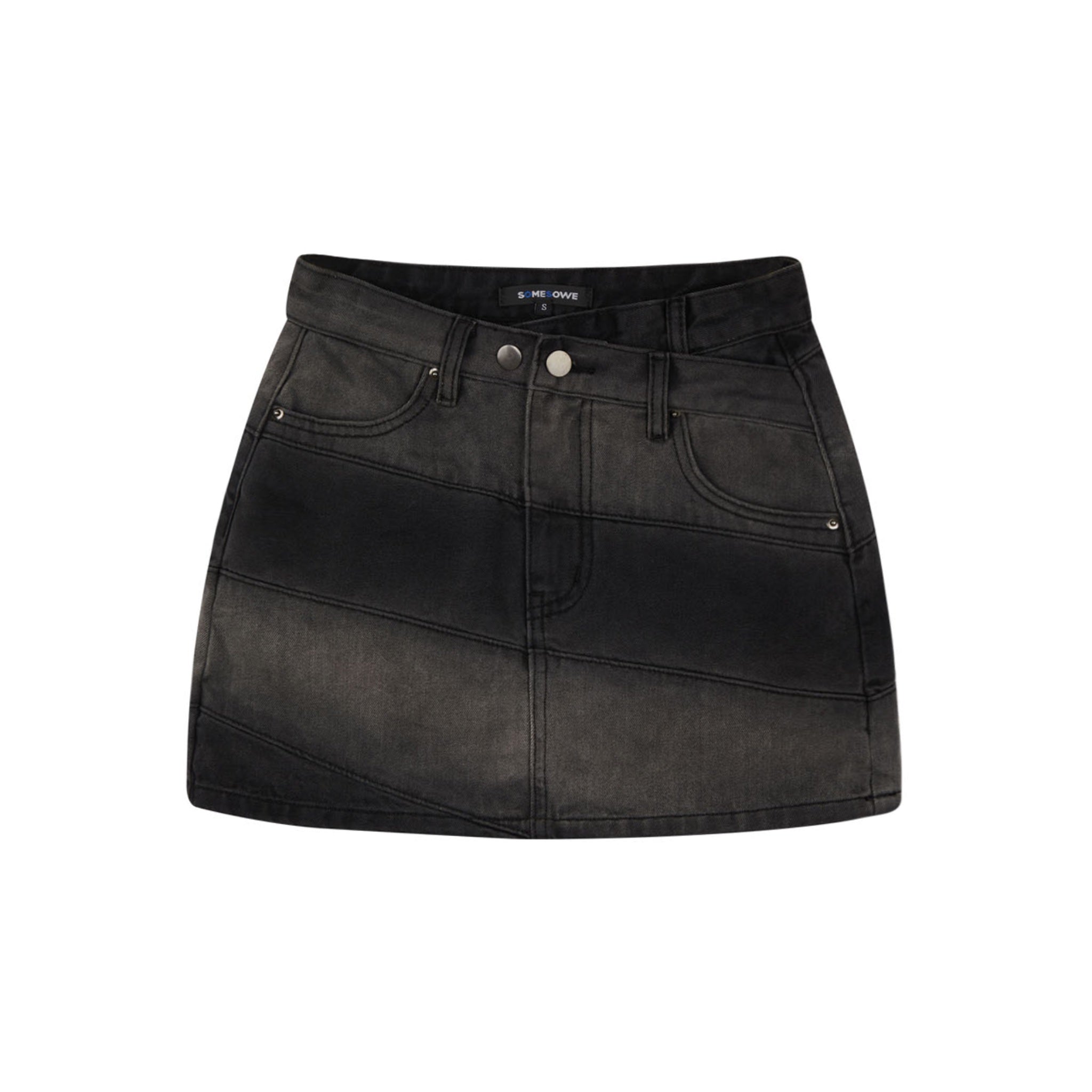 SOMESOWE Gradation Denim Skirt | MADA IN CHINA