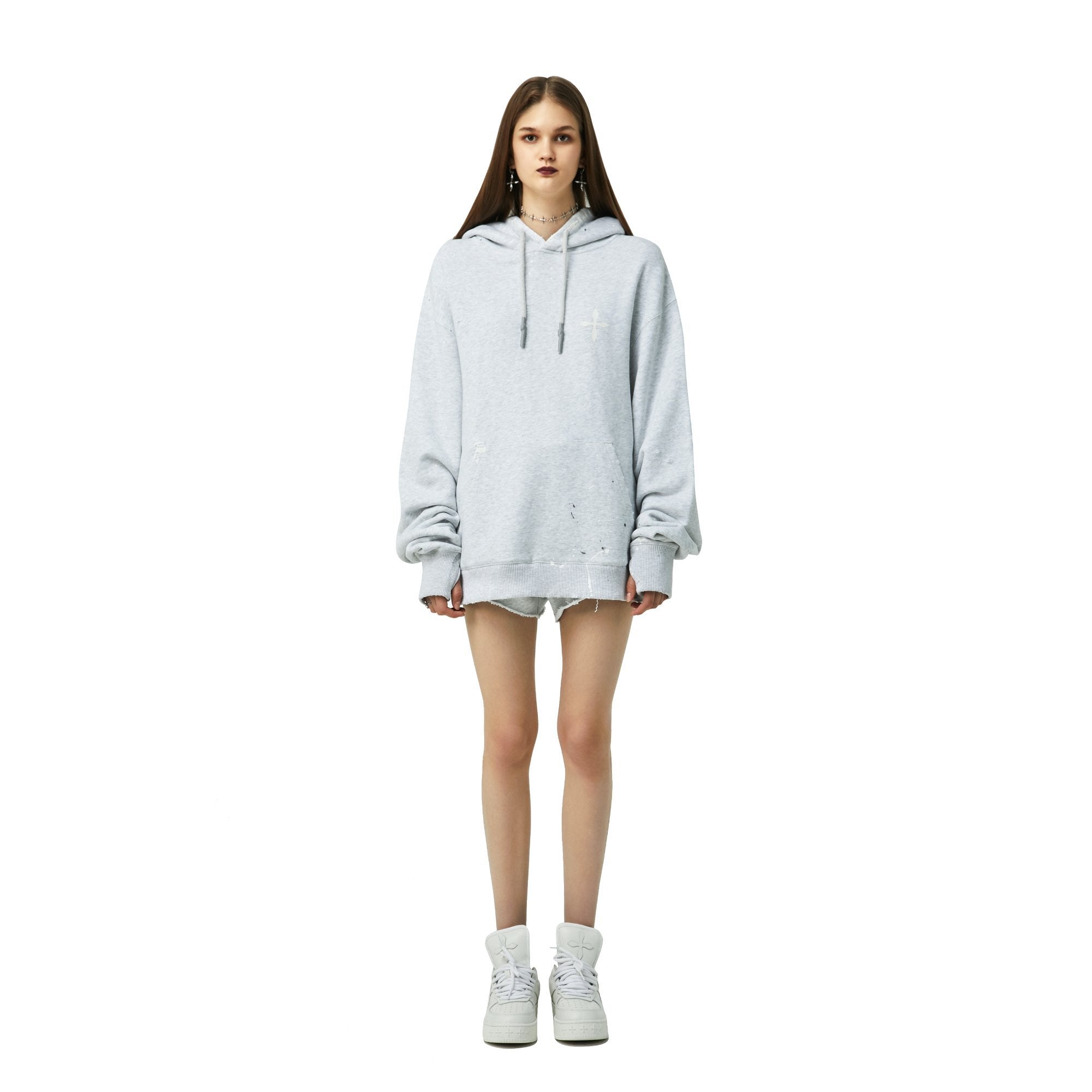 SMFK Gray Compass Hoodie | MADA IN CHINA