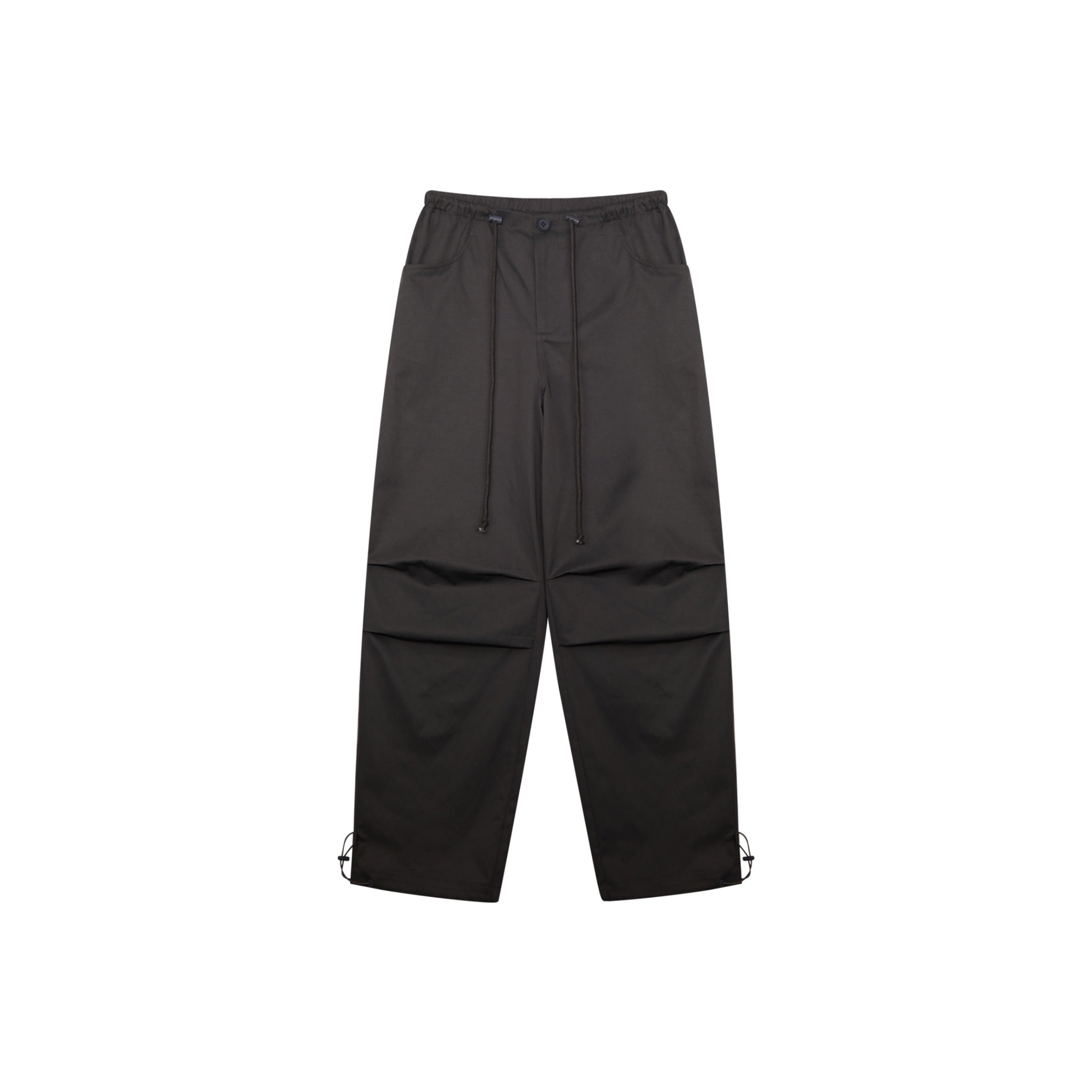 SOMESOWE Gray Drawstring Cargo Trousers | MADA IN CHINA