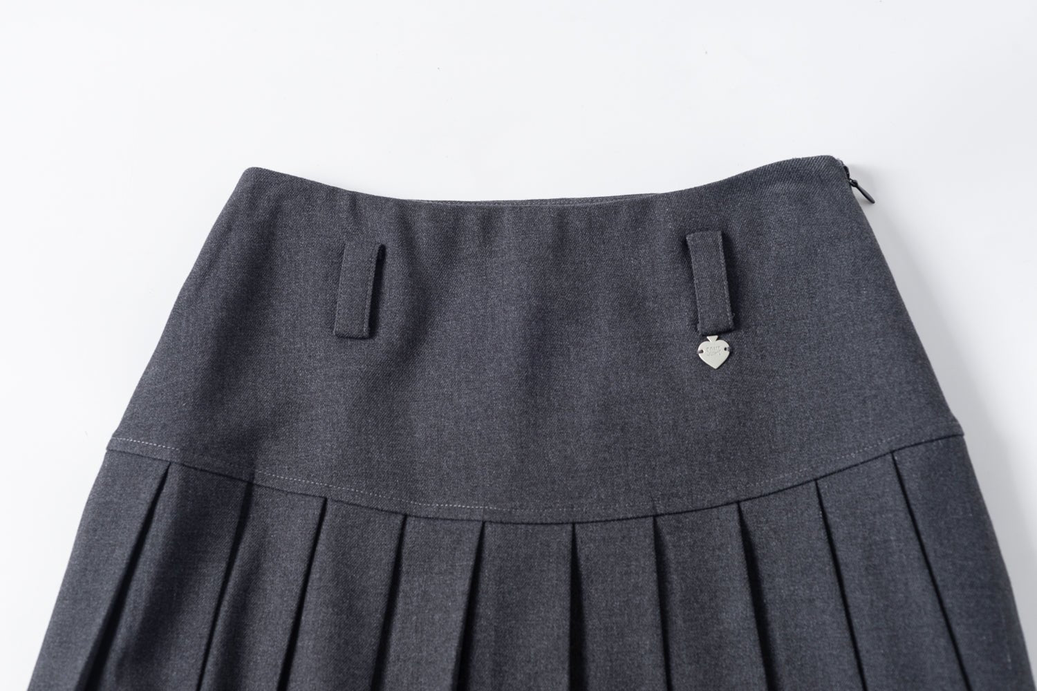 SOMESOWE Grey Academy Pleated Skirt | MADA IN CHINA