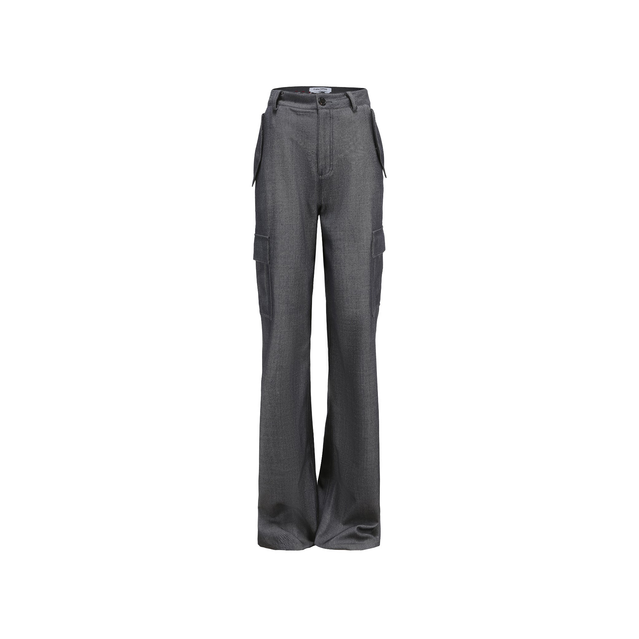 CPLUS SERIES Grey Cargo Straight Pants | MADA IN CHINA